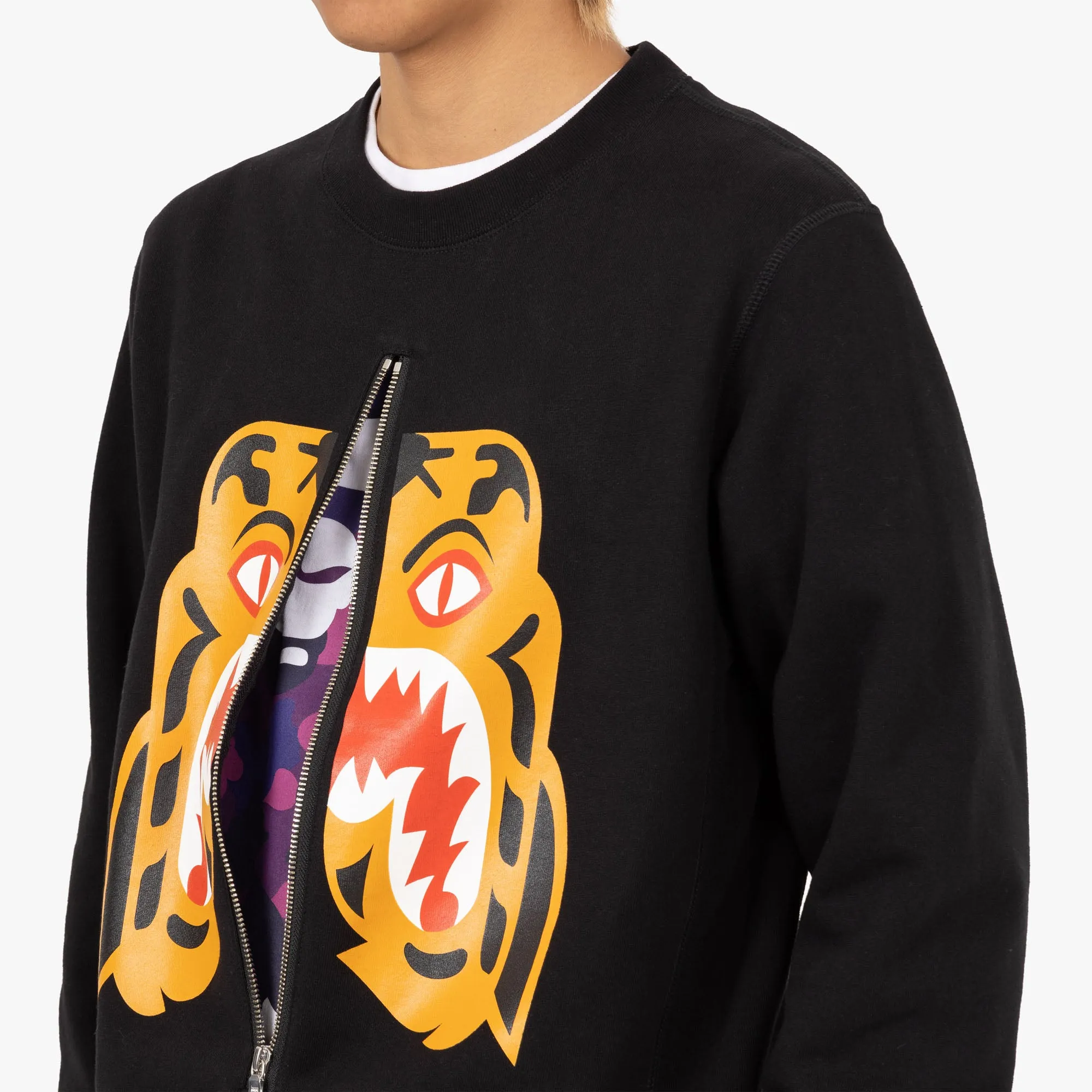 BAPE Tiger Crewneck / Black