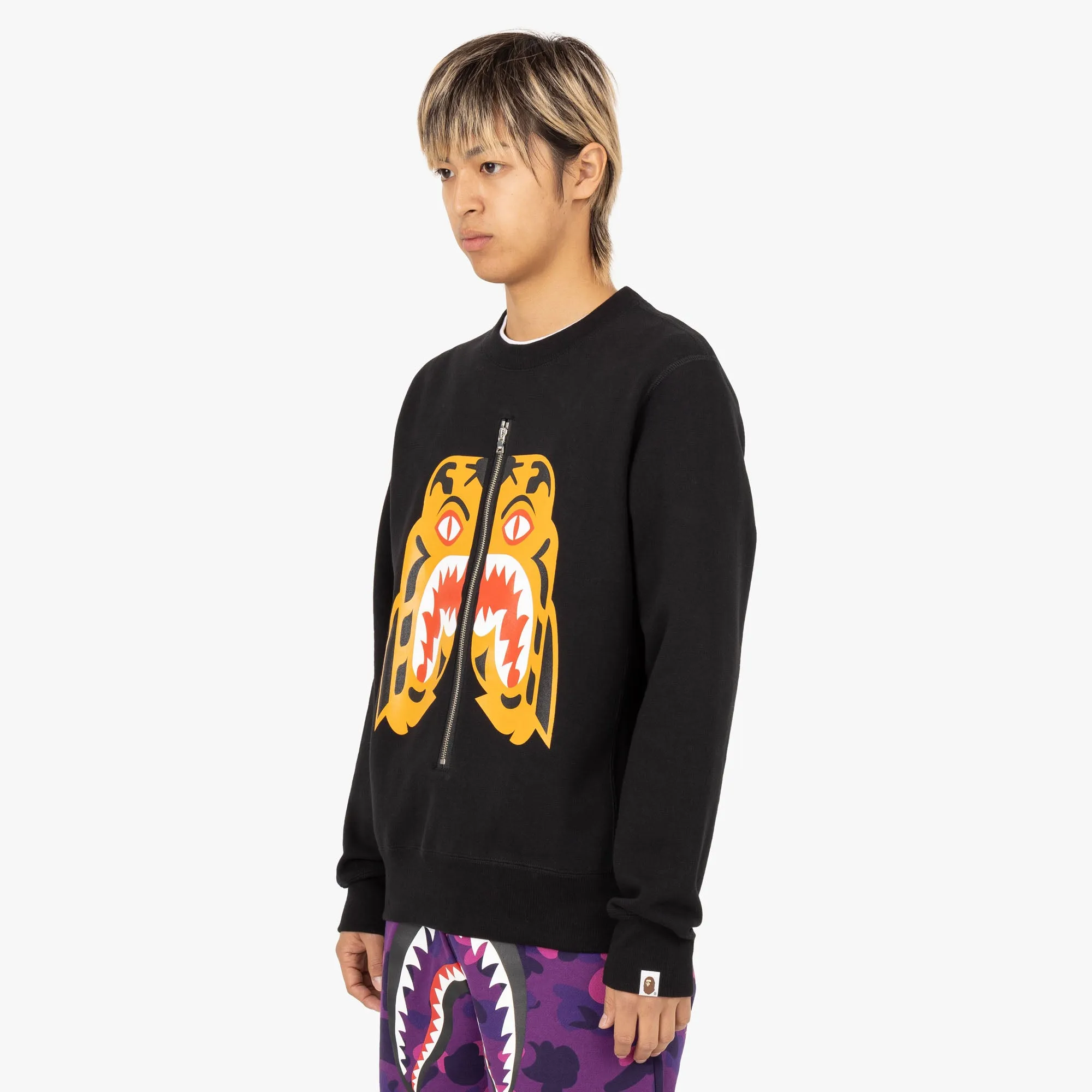 BAPE Tiger Crewneck / Black