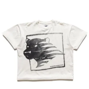 Barriers Worldwide Panther Distressed Tee - Vintage White