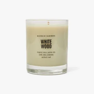 Baxter of California White Wood Candle