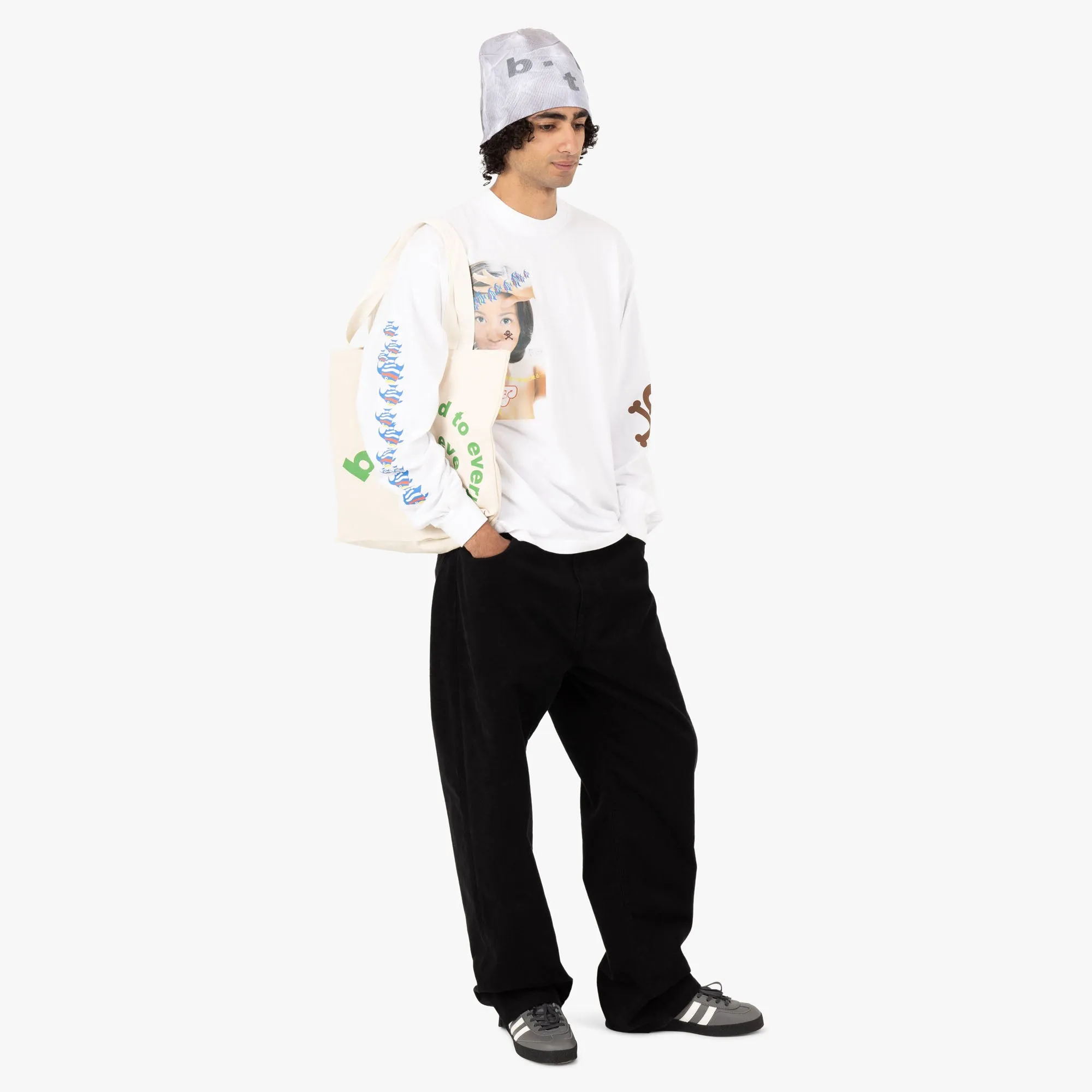 b.Eautiful Fair Long Sleeve Shirt / White