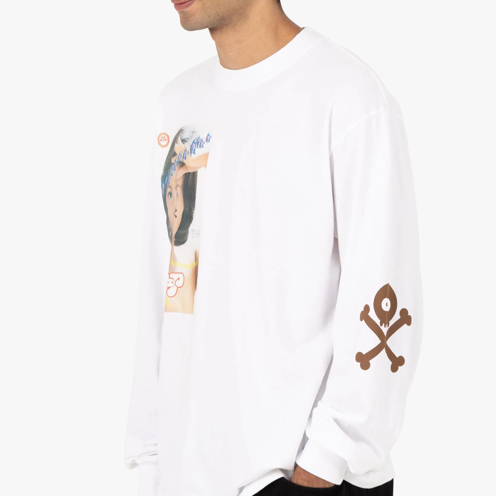 b.Eautiful Fair Long Sleeve Shirt / White