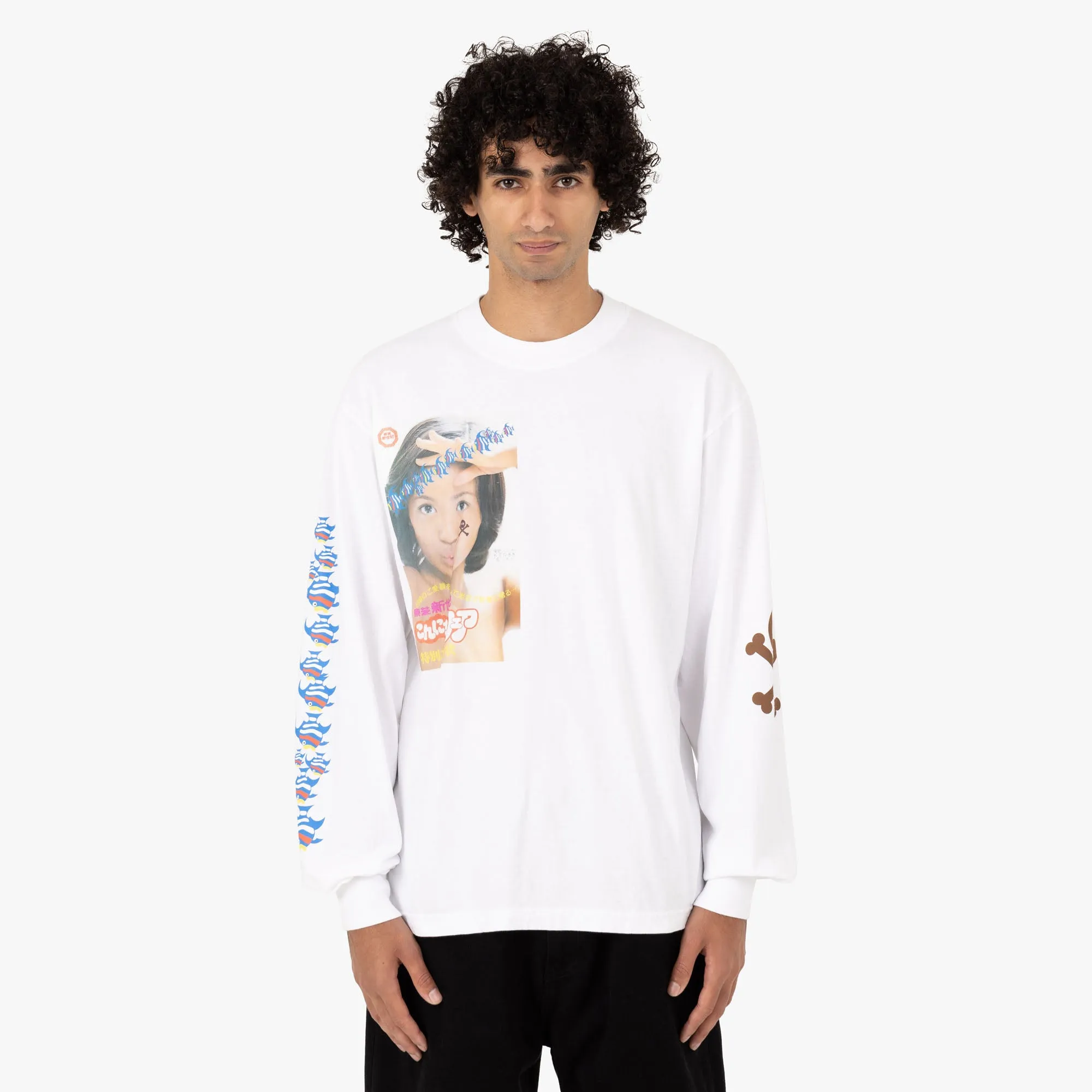 b.Eautiful Fair Long Sleeve Shirt / White