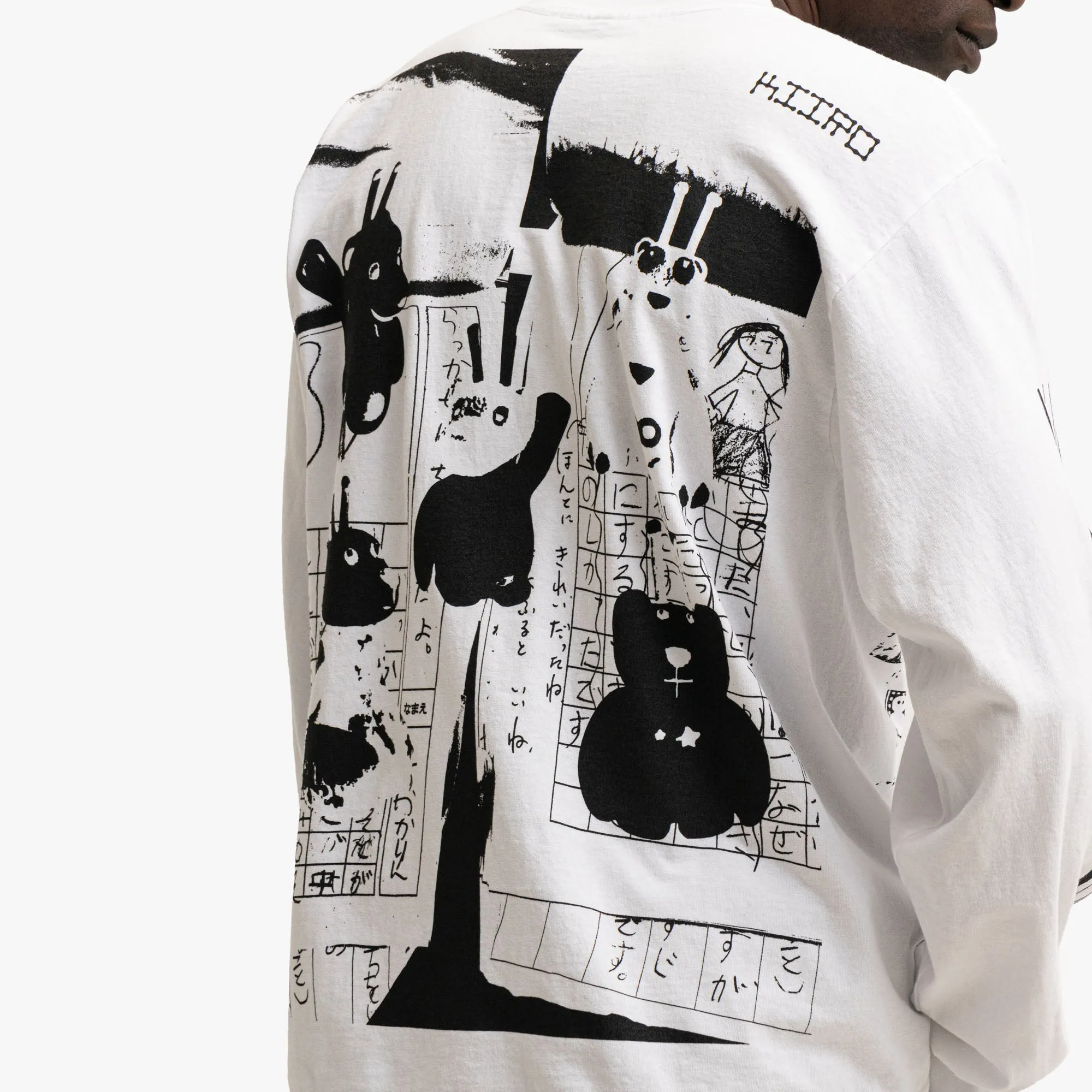 b.Eautiful x kiiro Shinkansen LS Shirt White