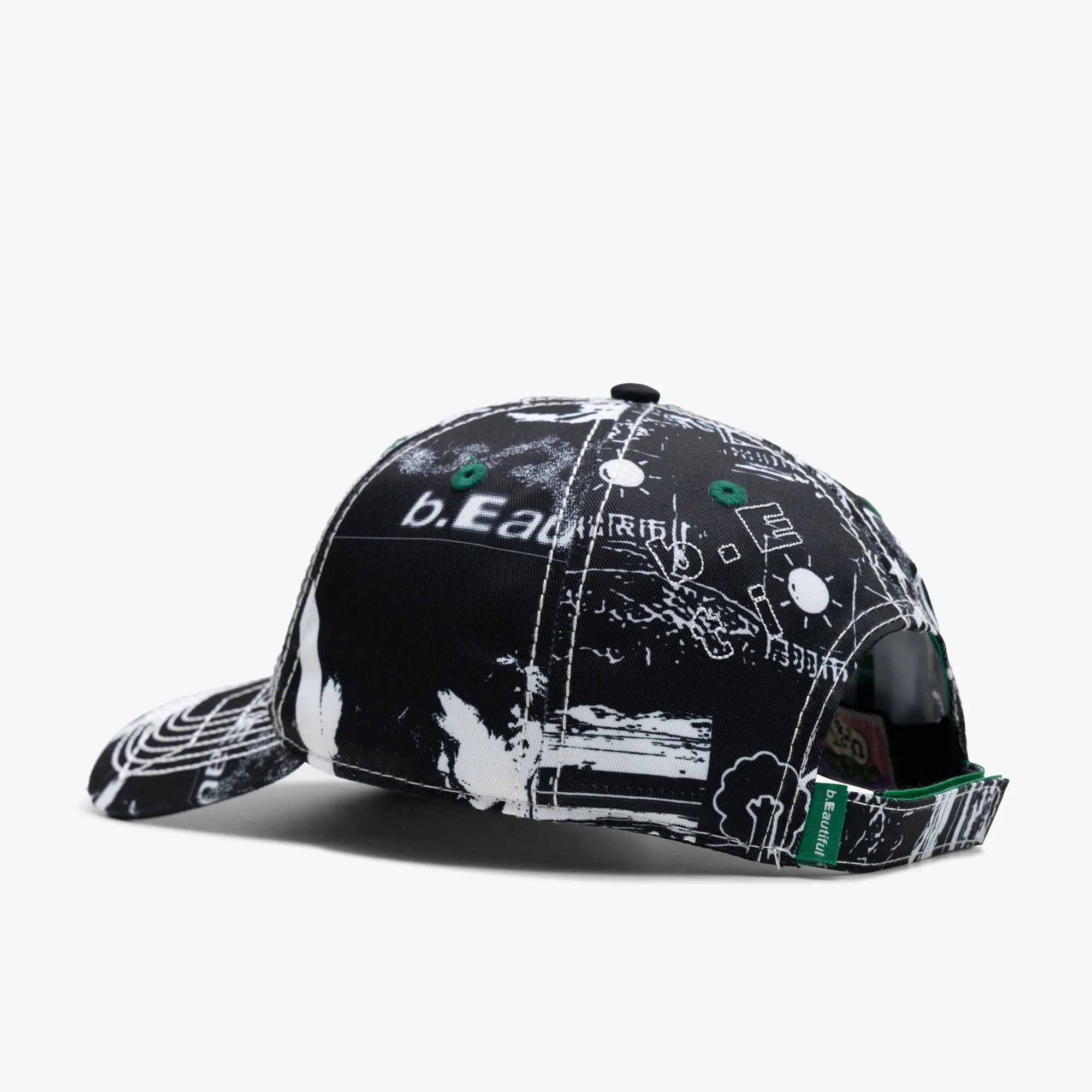 b.Eautiful x kiiro Vapor 6 Panel Hat Sword