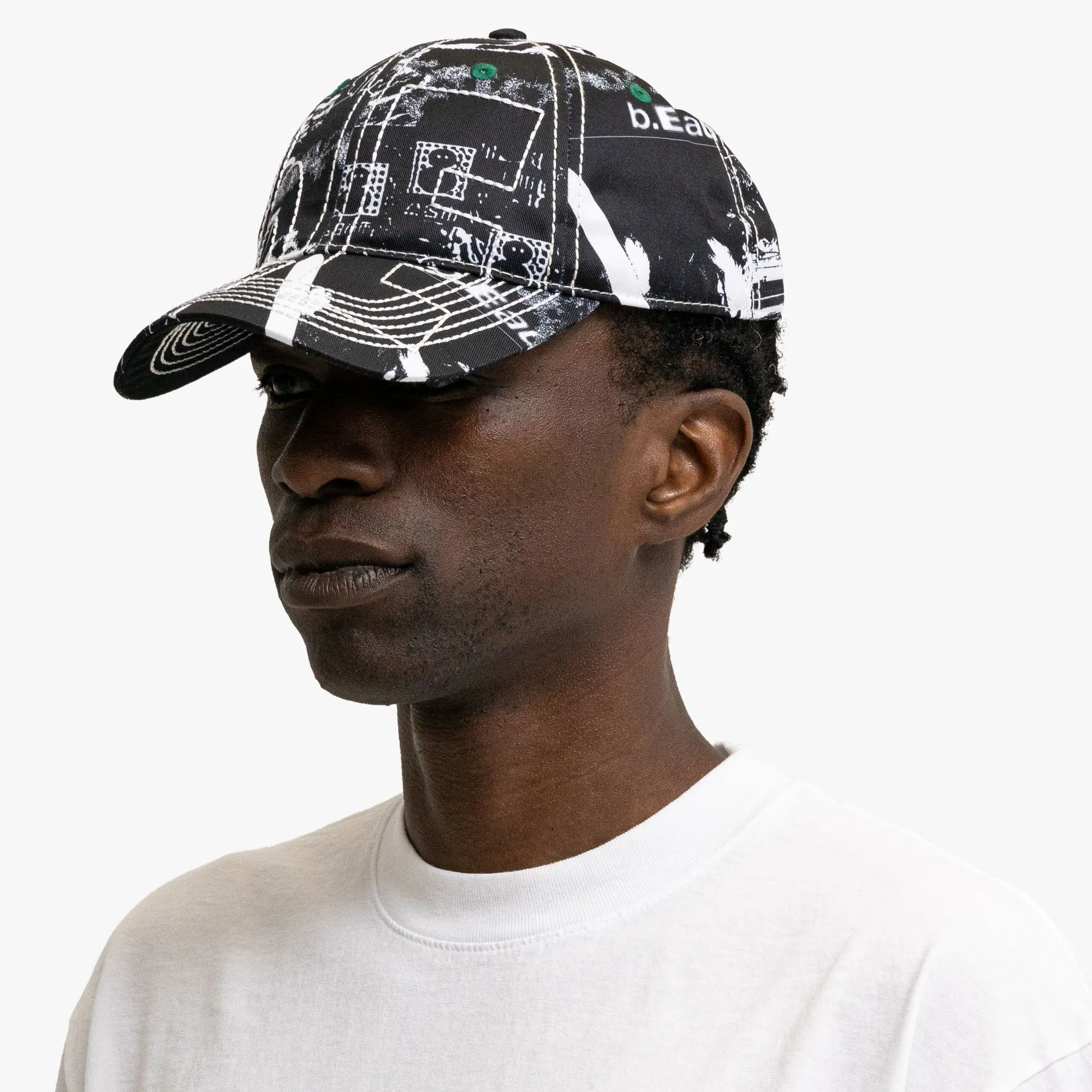 b.Eautiful x kiiro Vapor 6 Panel Hat Sword