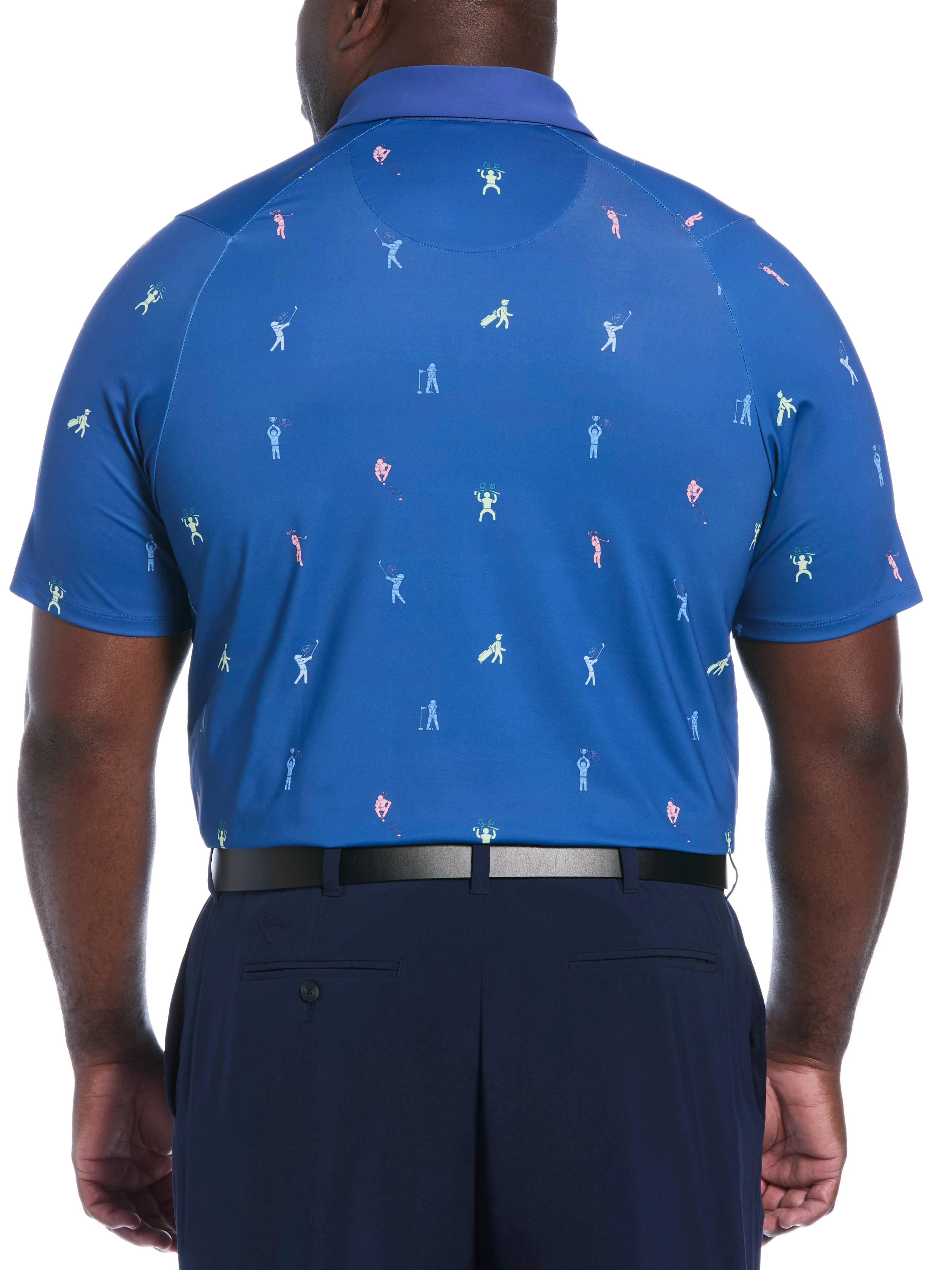 Big & Tall Time Lapse Print Polo Callaway Apparel