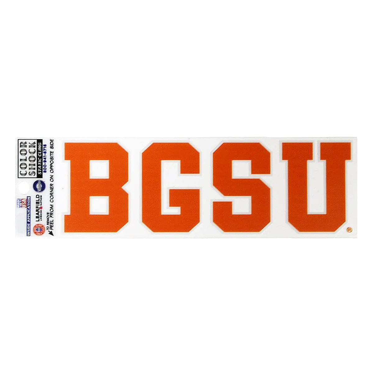Block BGSU Static Decal