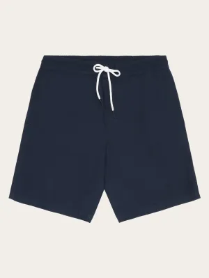 Boardwalk slub shorts with elastic waist - GOTS/Vegan - Total Eclipse Knowledge Cotton