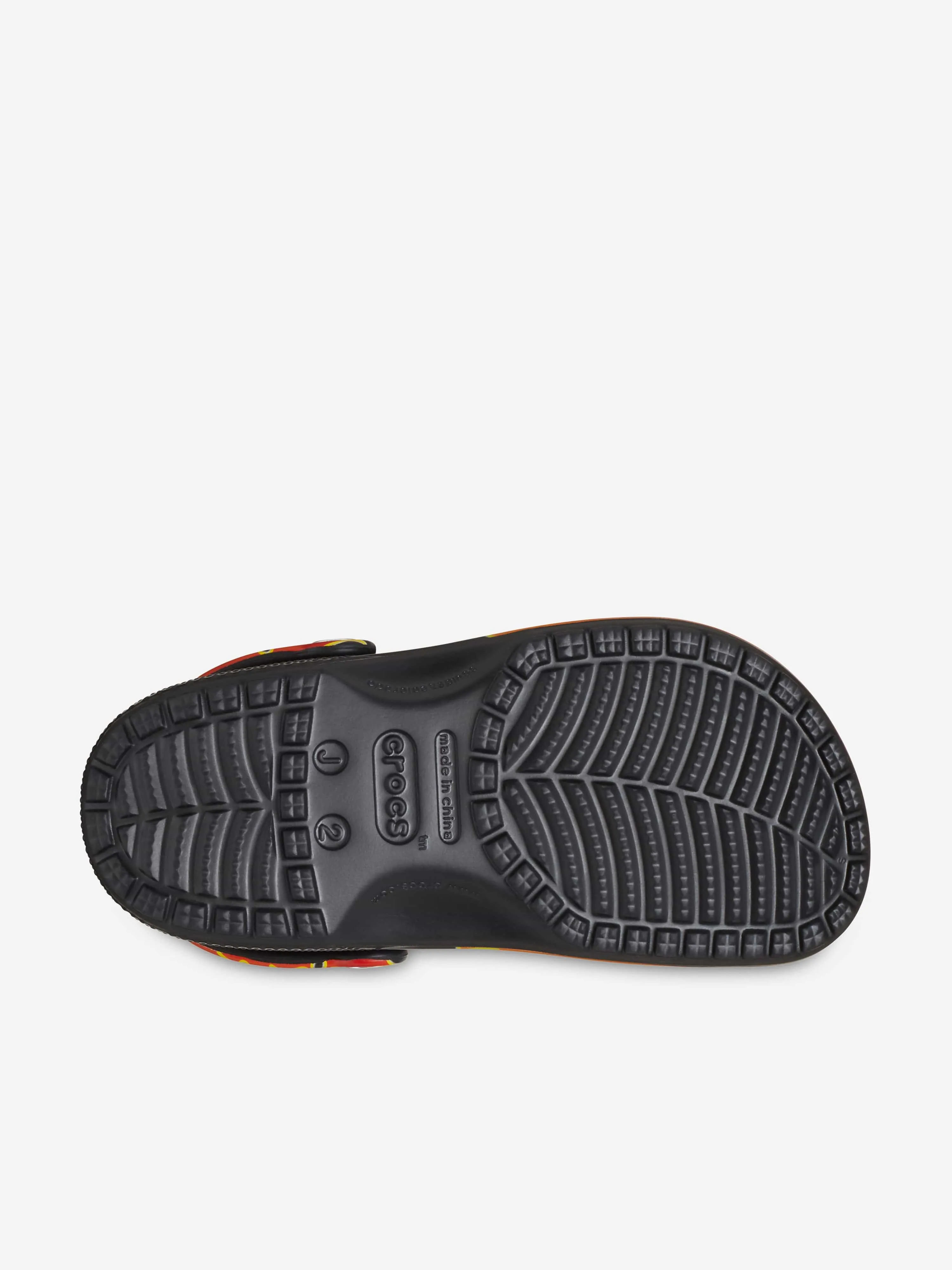 Boys Classic Flames Clog in Black