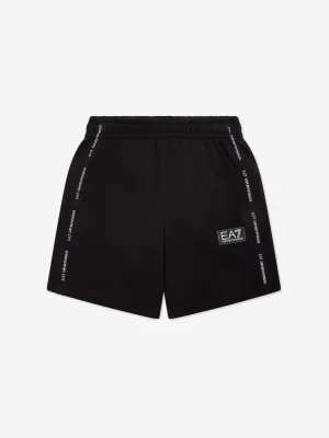 Boys Logo Bermuda Shorts in Black
