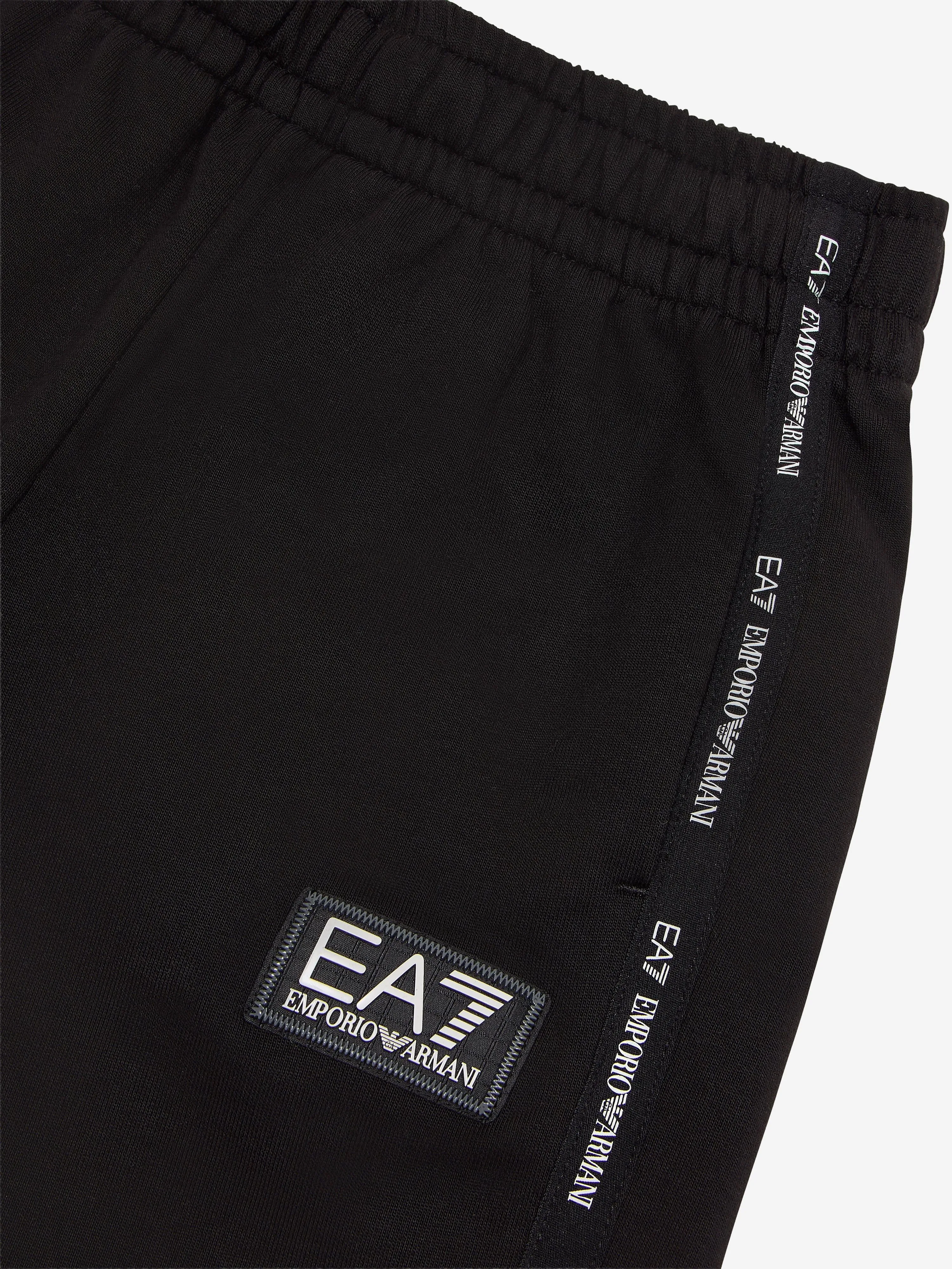 Boys Logo Bermuda Shorts in Black