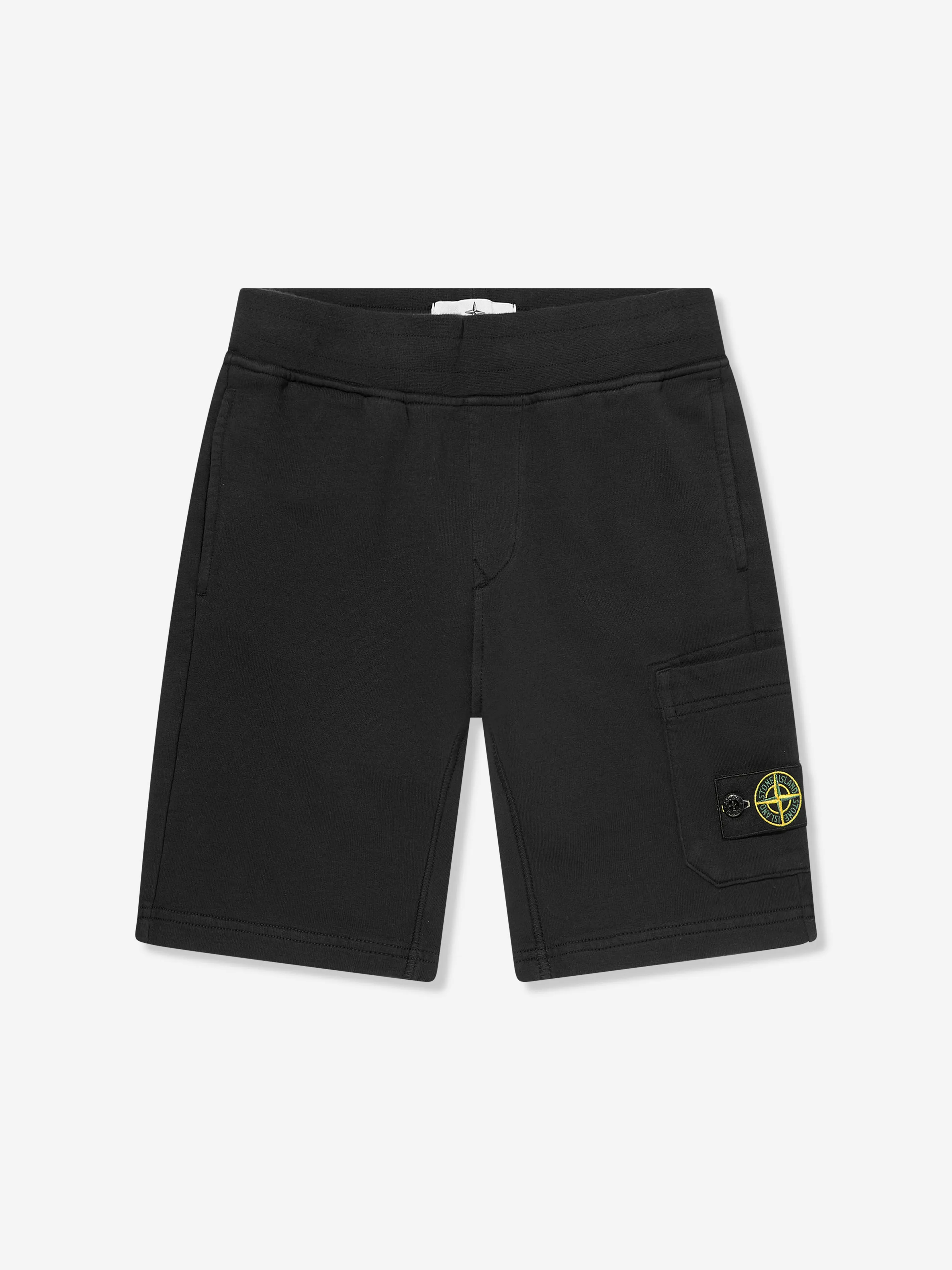 Boys Logo Pocket Shorts in Black
