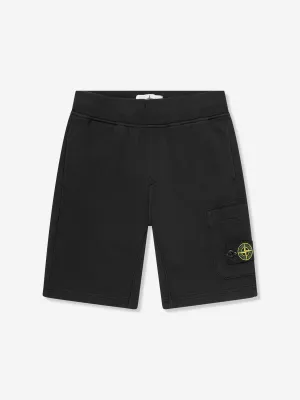 Boys Logo Pocket Shorts in Black