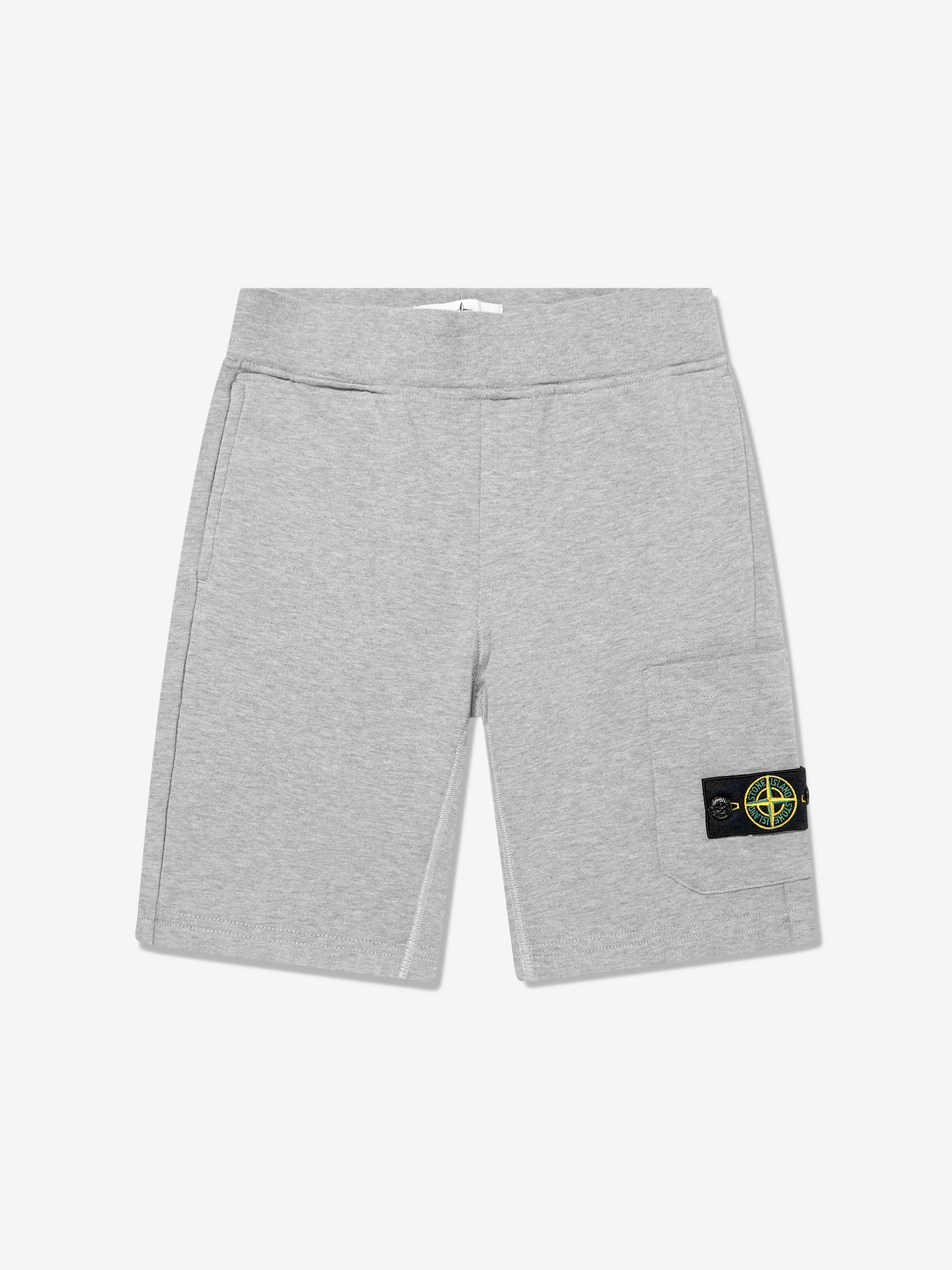 Boys Logo Pocket Shorts in Grey