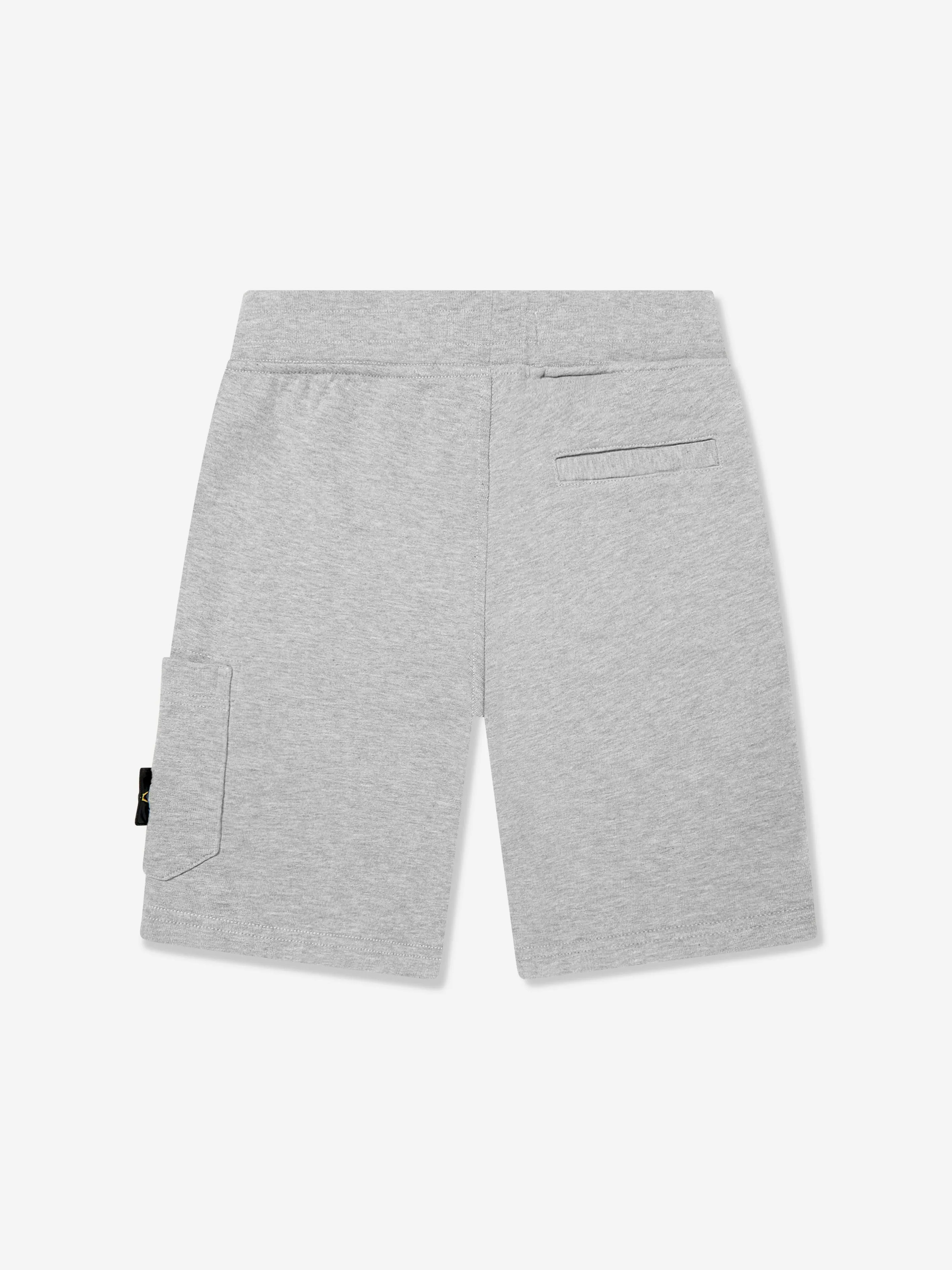 Boys Logo Pocket Shorts in Grey