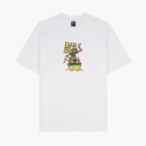 Brain Dead Bongo Brain T-Shirt / White