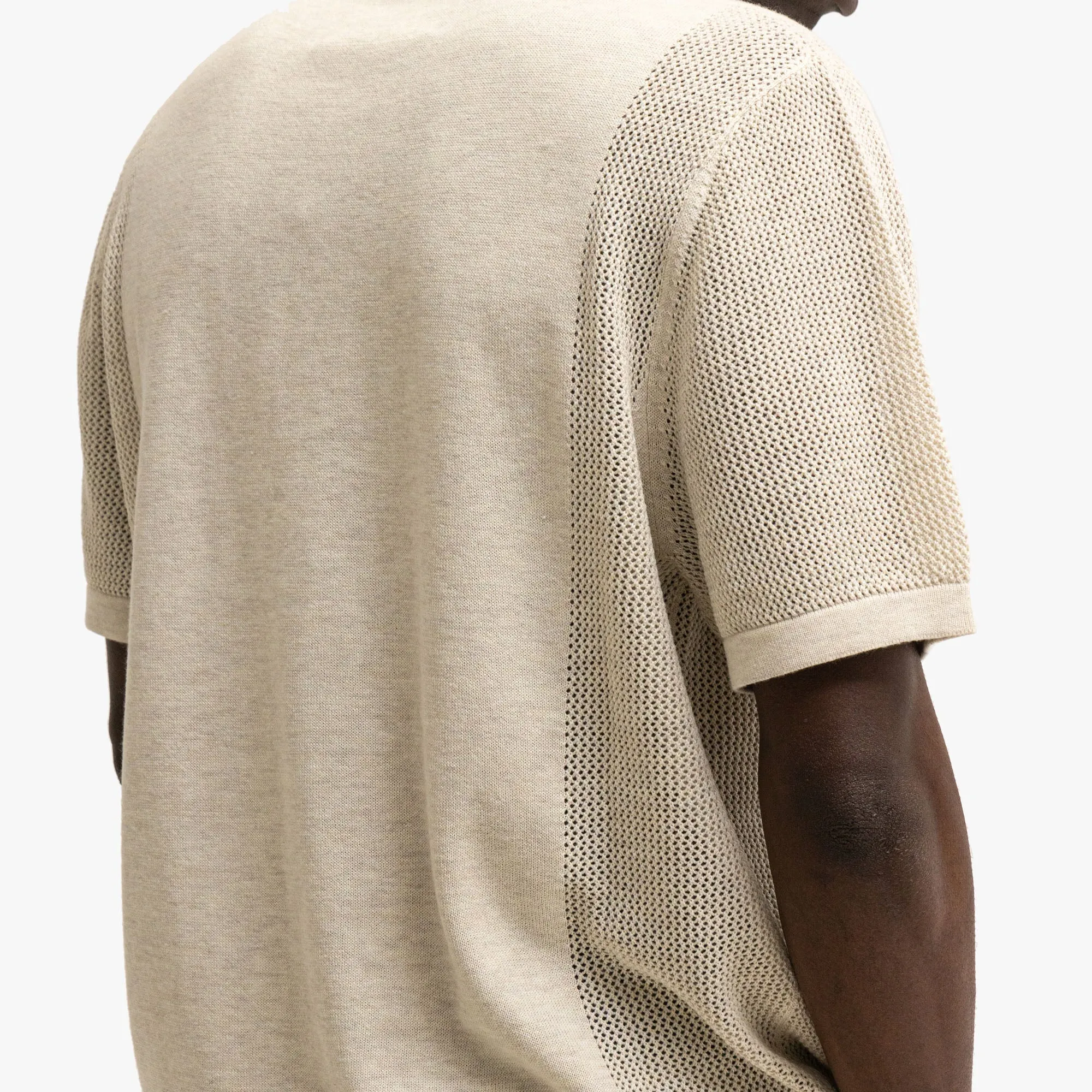 Brain Dead Logo Head Polo Natural