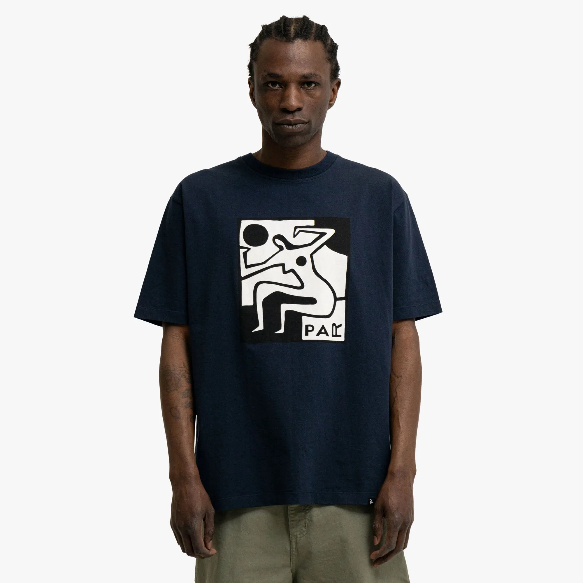by Parra Ball Sports T-Shirt Navy Blue