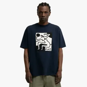 by Parra Ball Sports T-Shirt Navy Blue