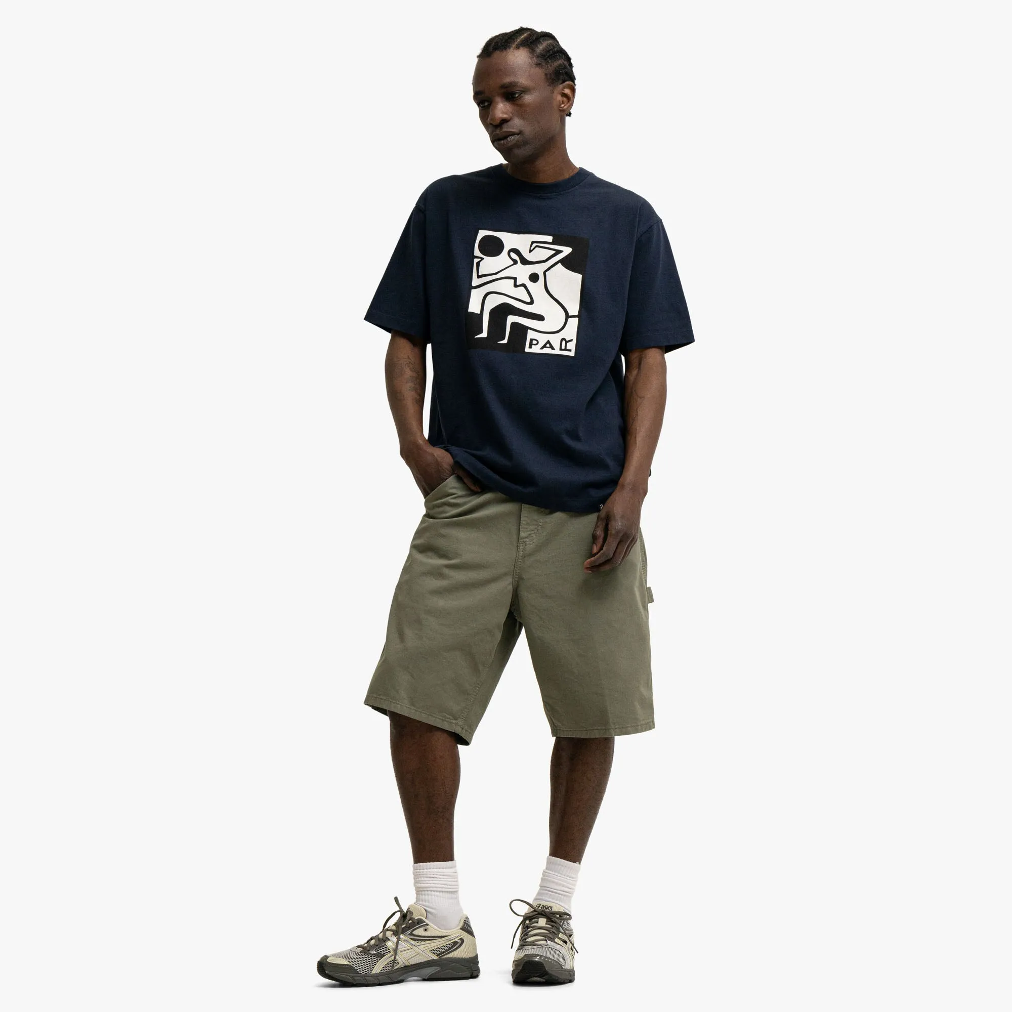by Parra Ball Sports T-Shirt Navy Blue