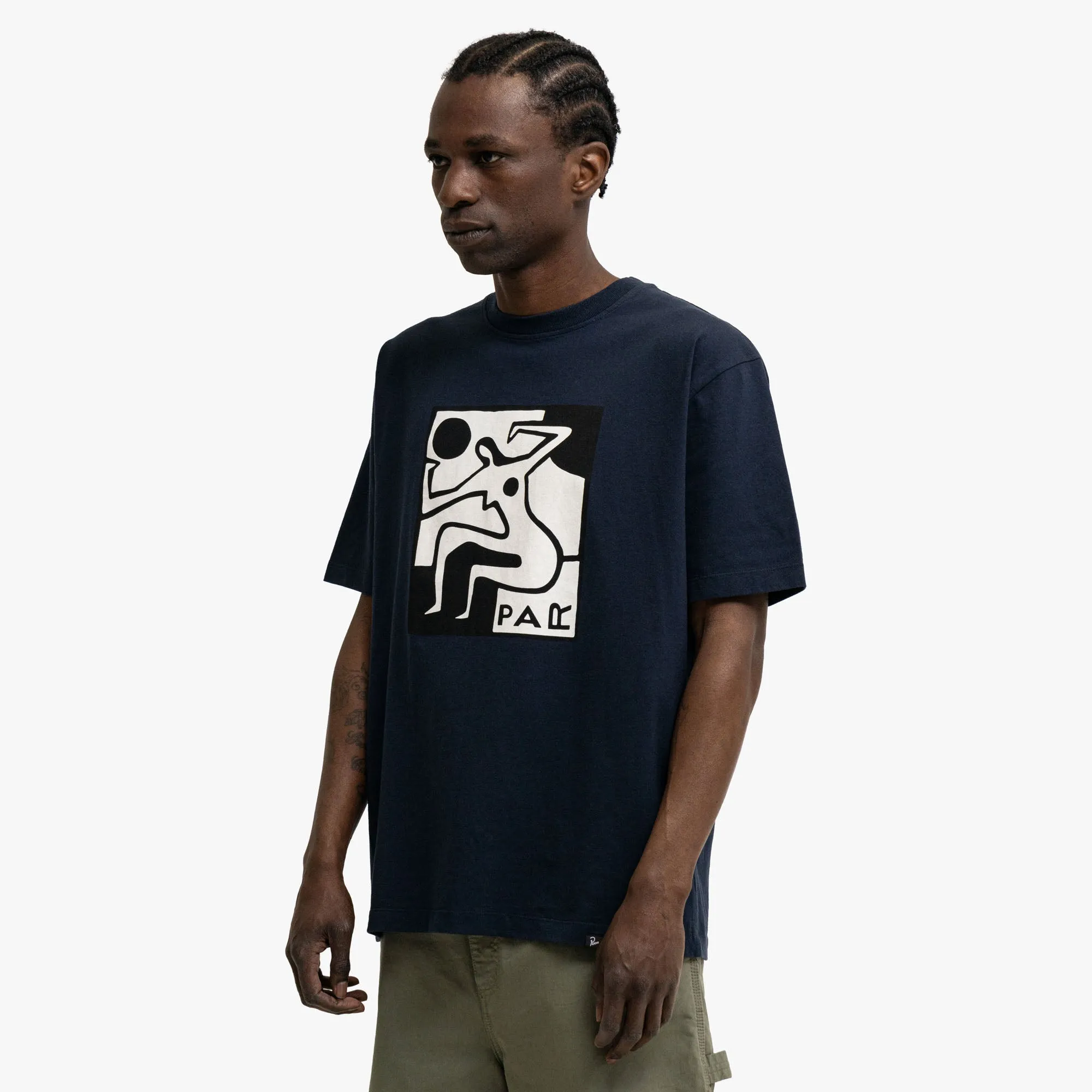 by Parra Ball Sports T-Shirt Navy Blue