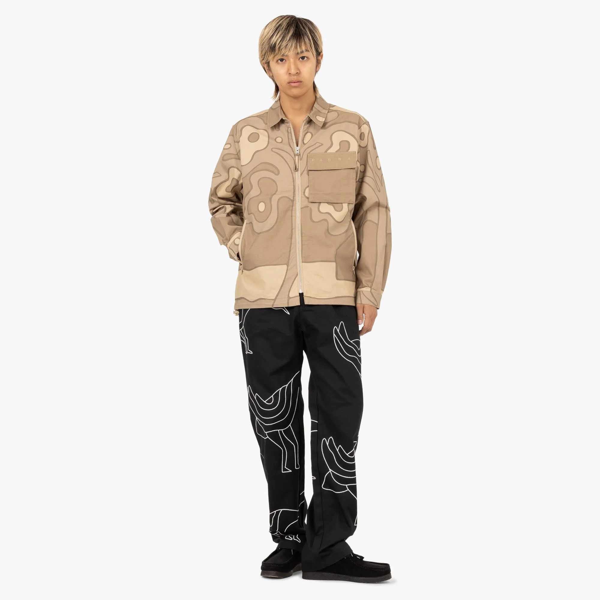by Parra Fruit Tree Camo Shirt / Tan