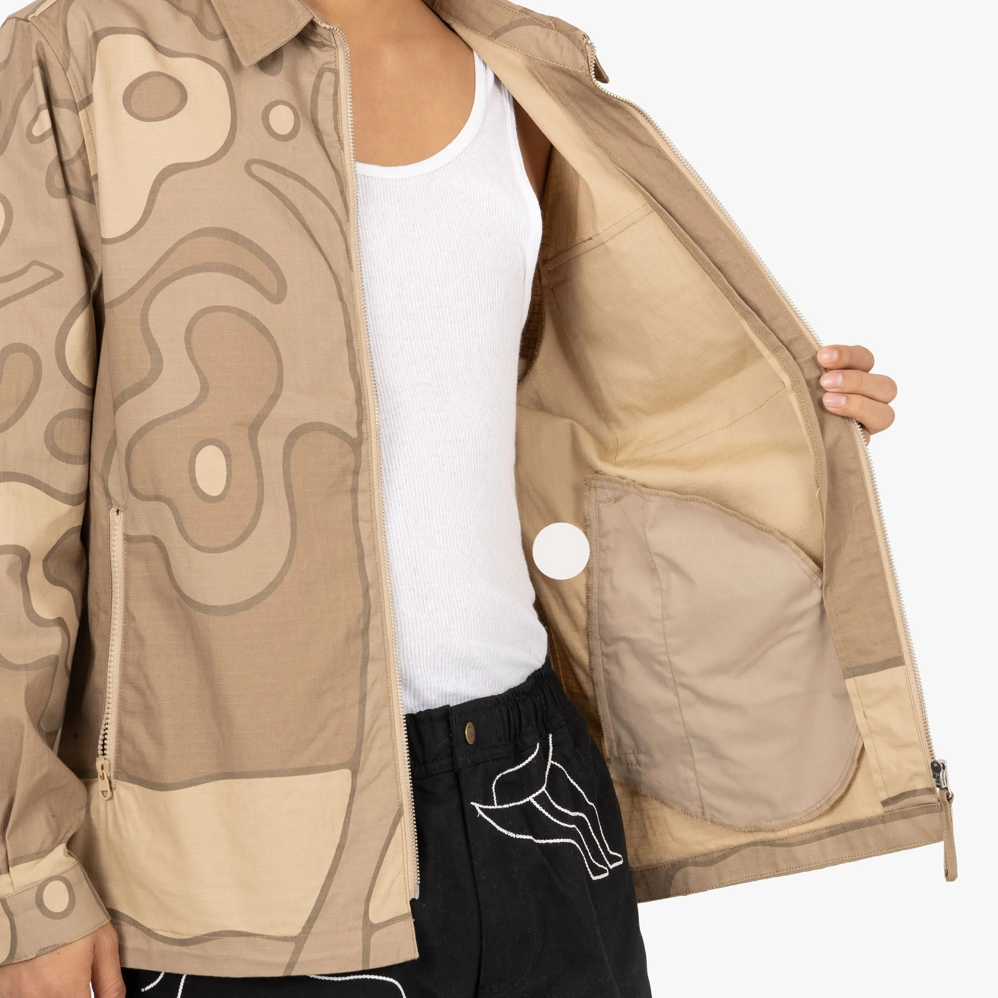 by Parra Fruit Tree Camo Shirt / Tan