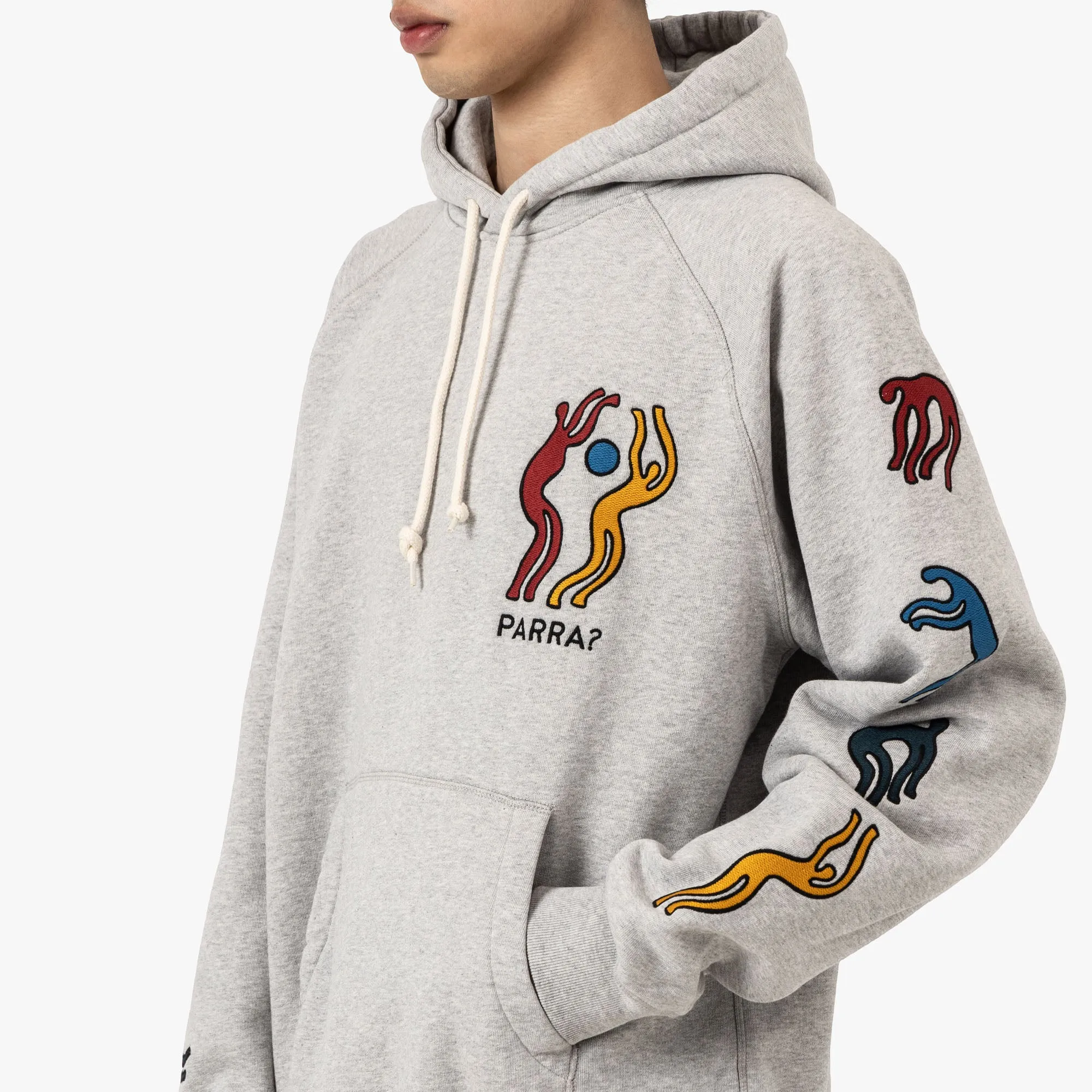 by Parra La Chambre Hoodie Heather Grey
