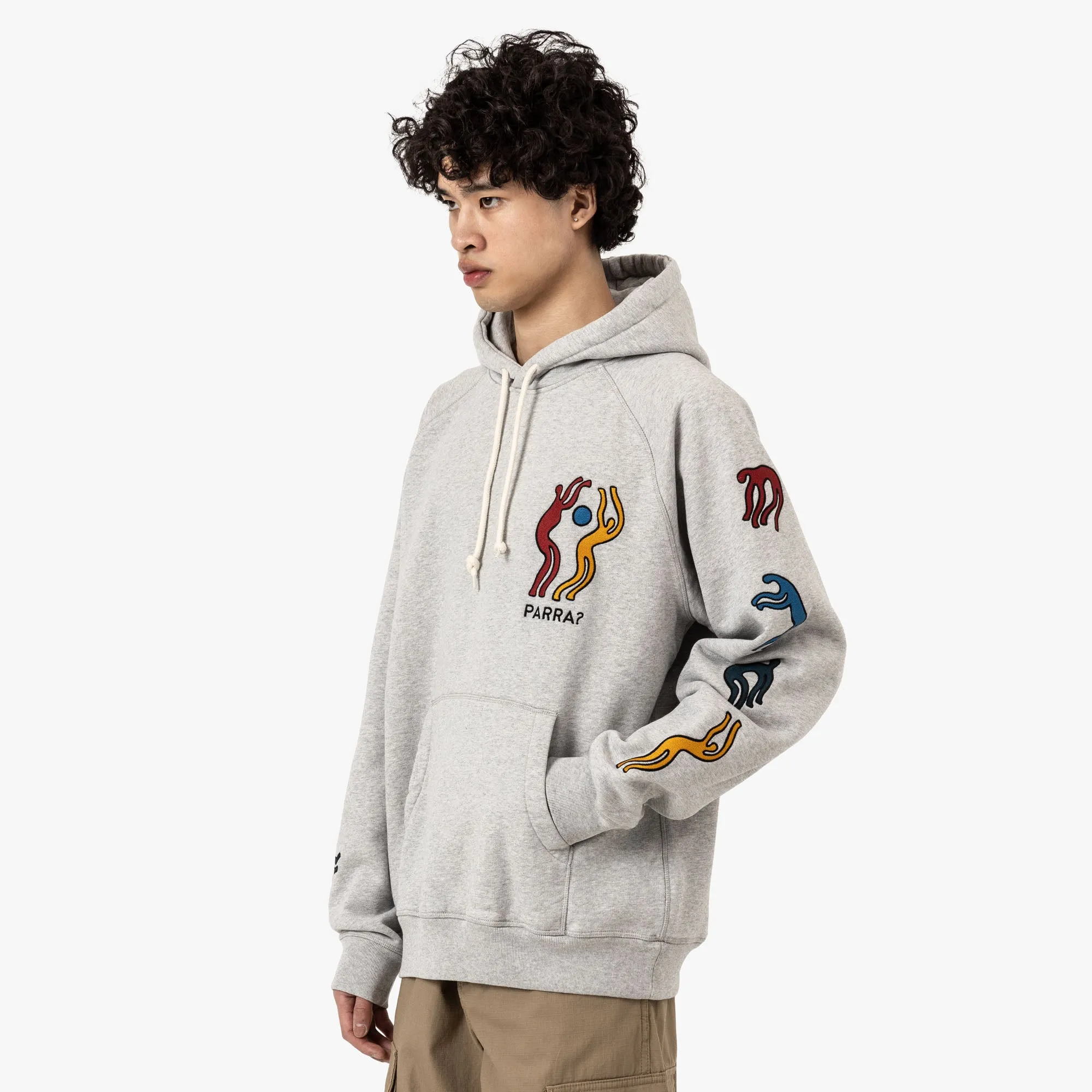 by Parra La Chambre Hoodie Heather Grey