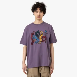 by Parra La Chambre Nuit T-Shirt Purple