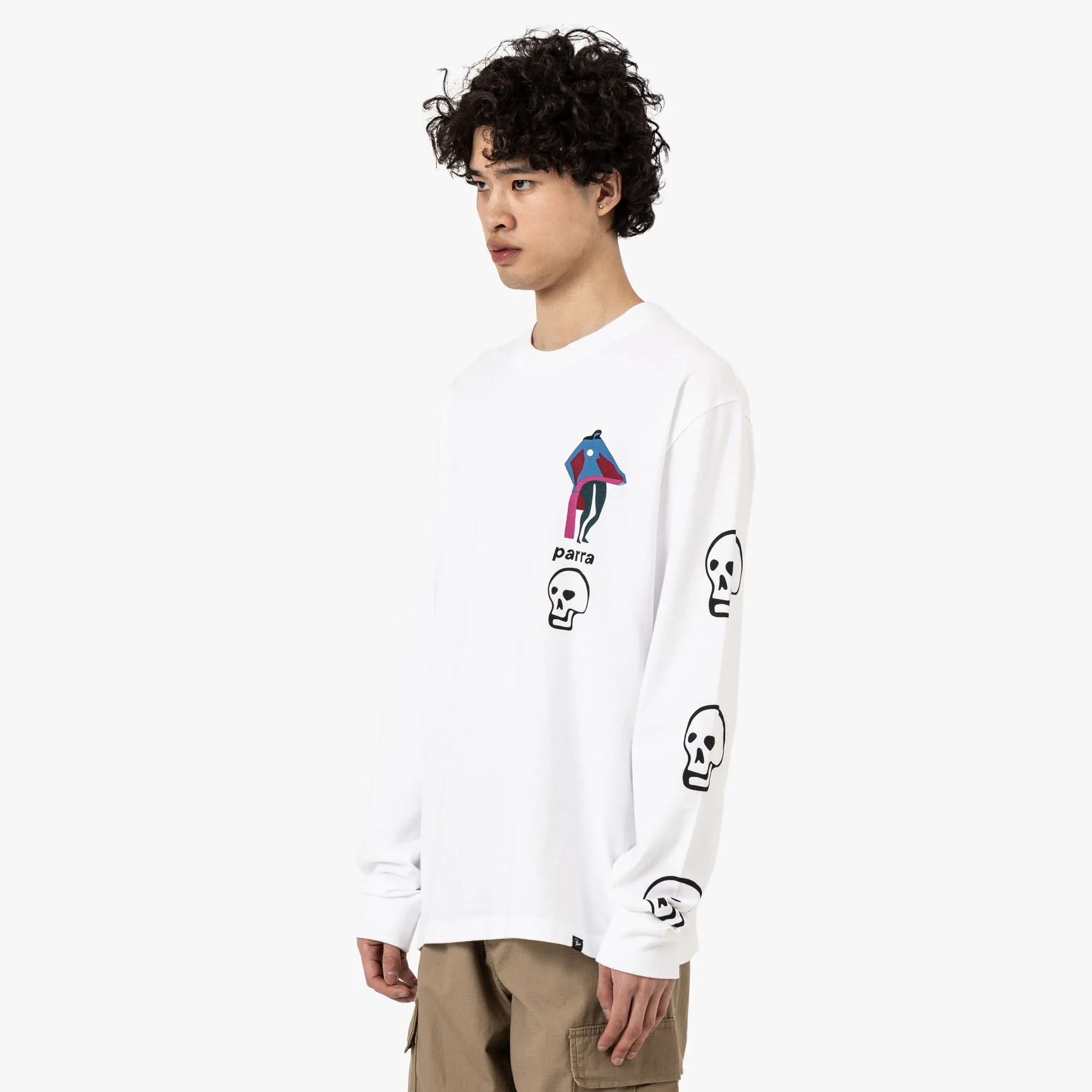 by Parra Lowering the Bar Longsleeve White