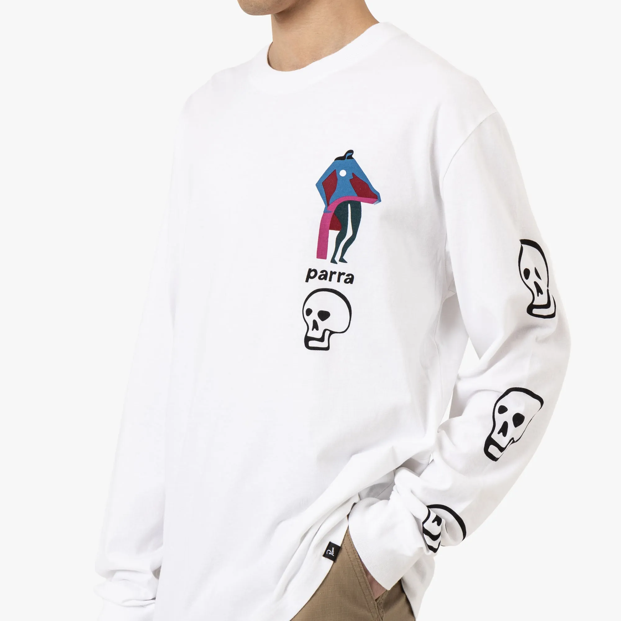 by Parra Lowering the Bar Longsleeve White