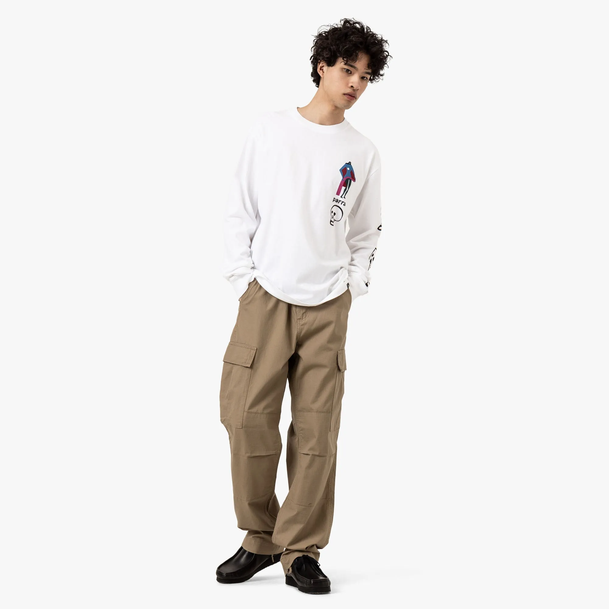 by Parra Lowering the Bar Longsleeve White