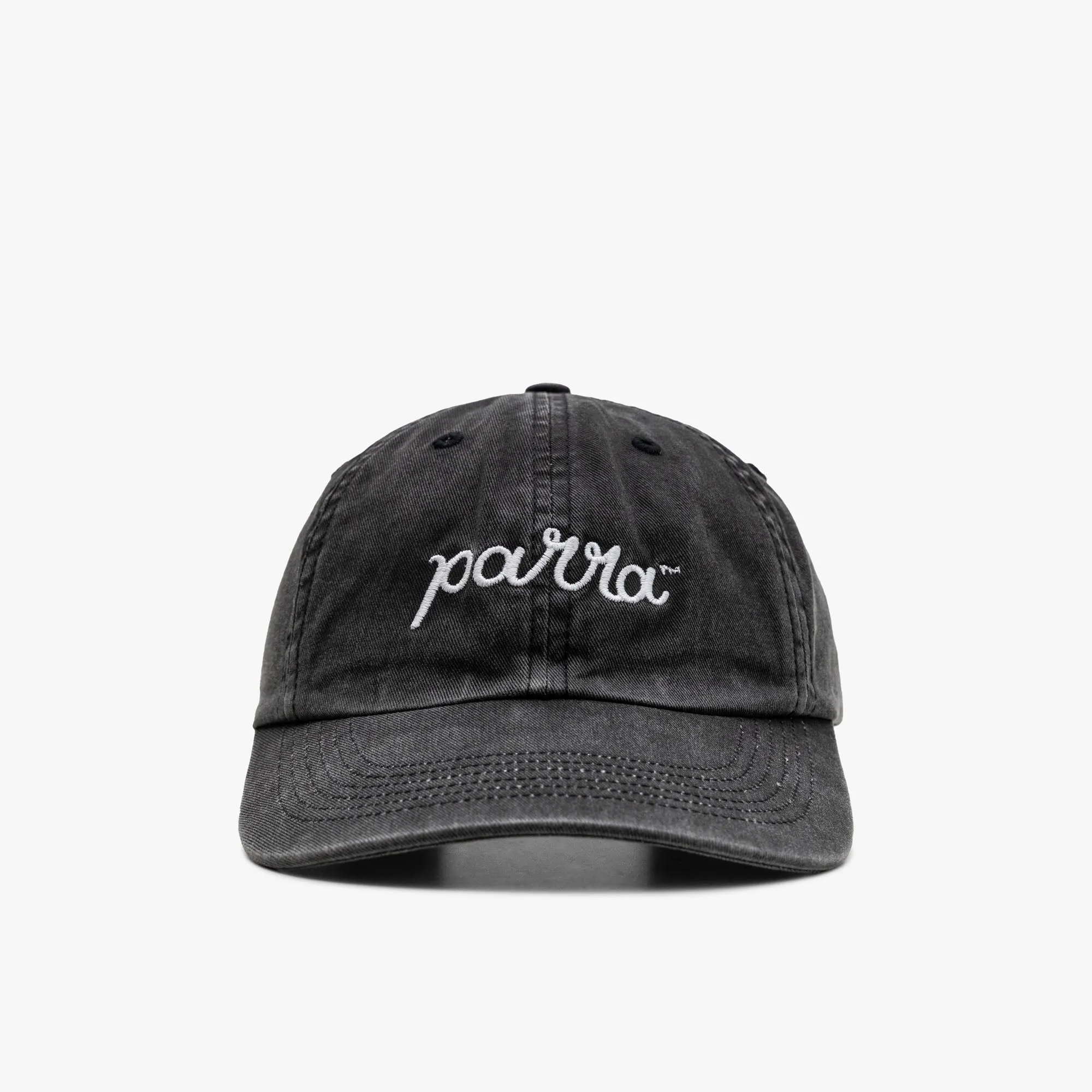by Parra Scripted Hat Washed Black