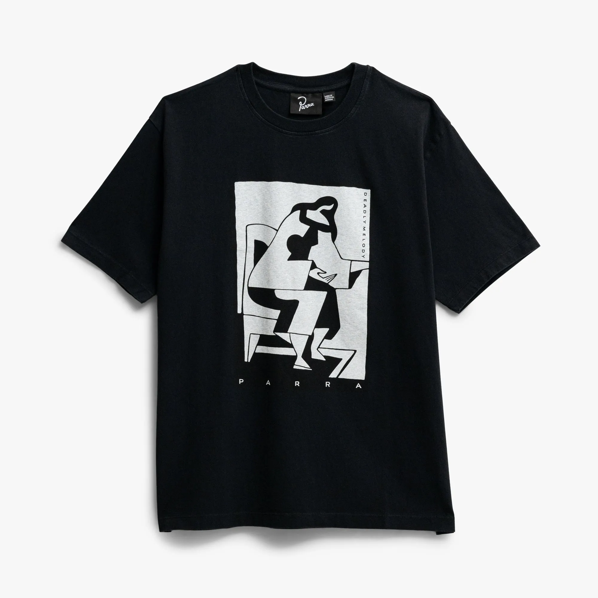 by Parra The Confession T-Shirt Black
