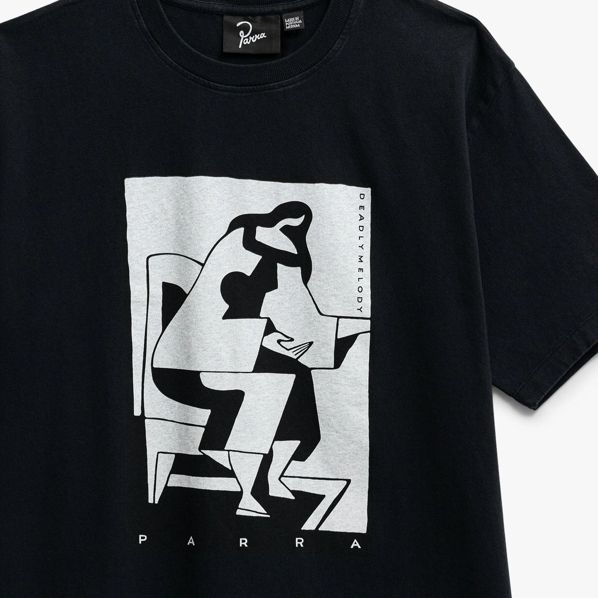 by Parra The Confession T-Shirt Black