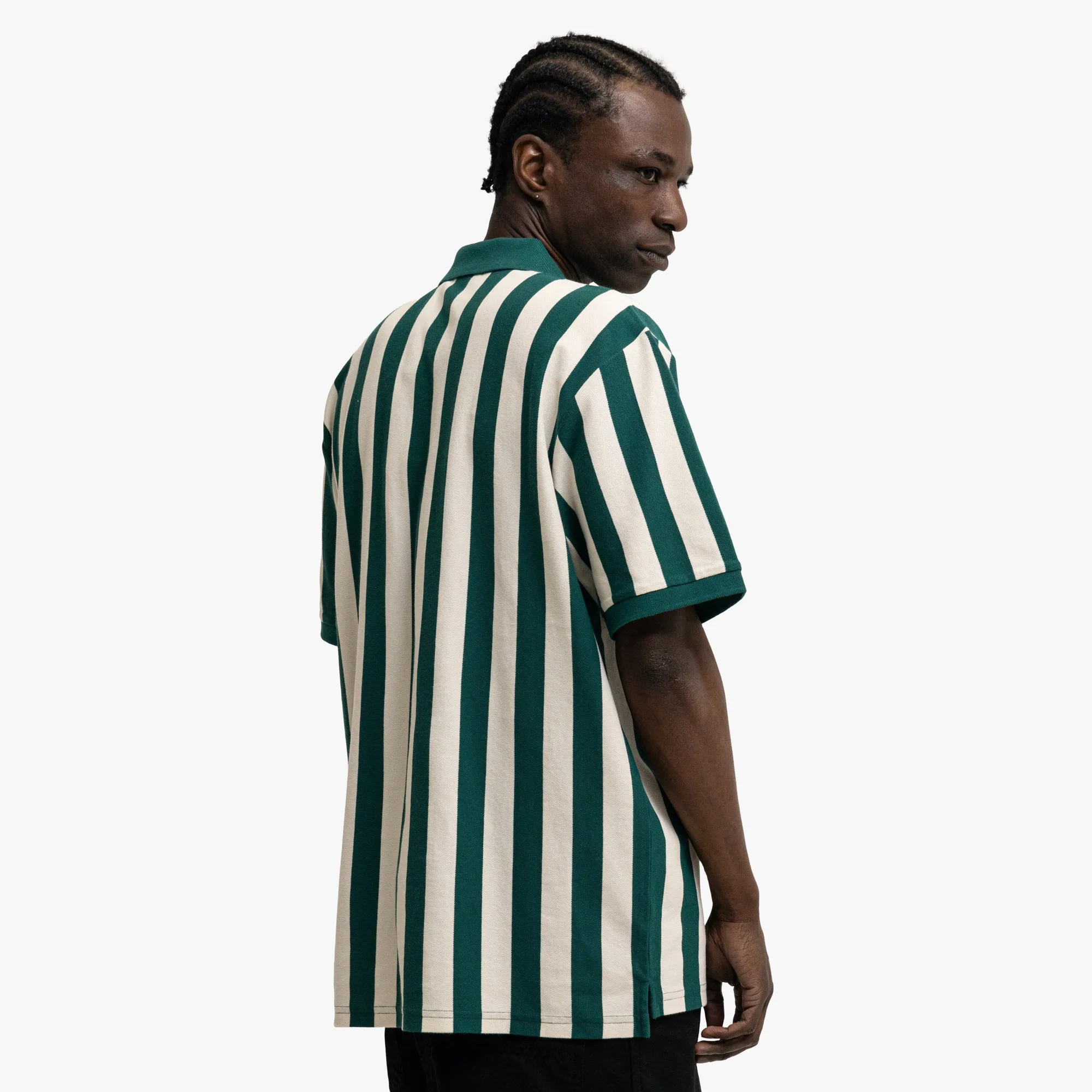 Carhartt WIP Boynton Polo Rainforest Stripe