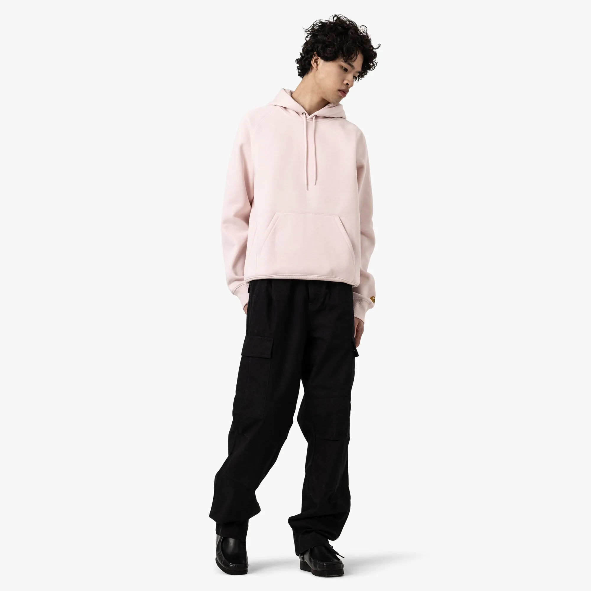 Carhartt WIP Chase Hooded Sweatshirt / Air Pink