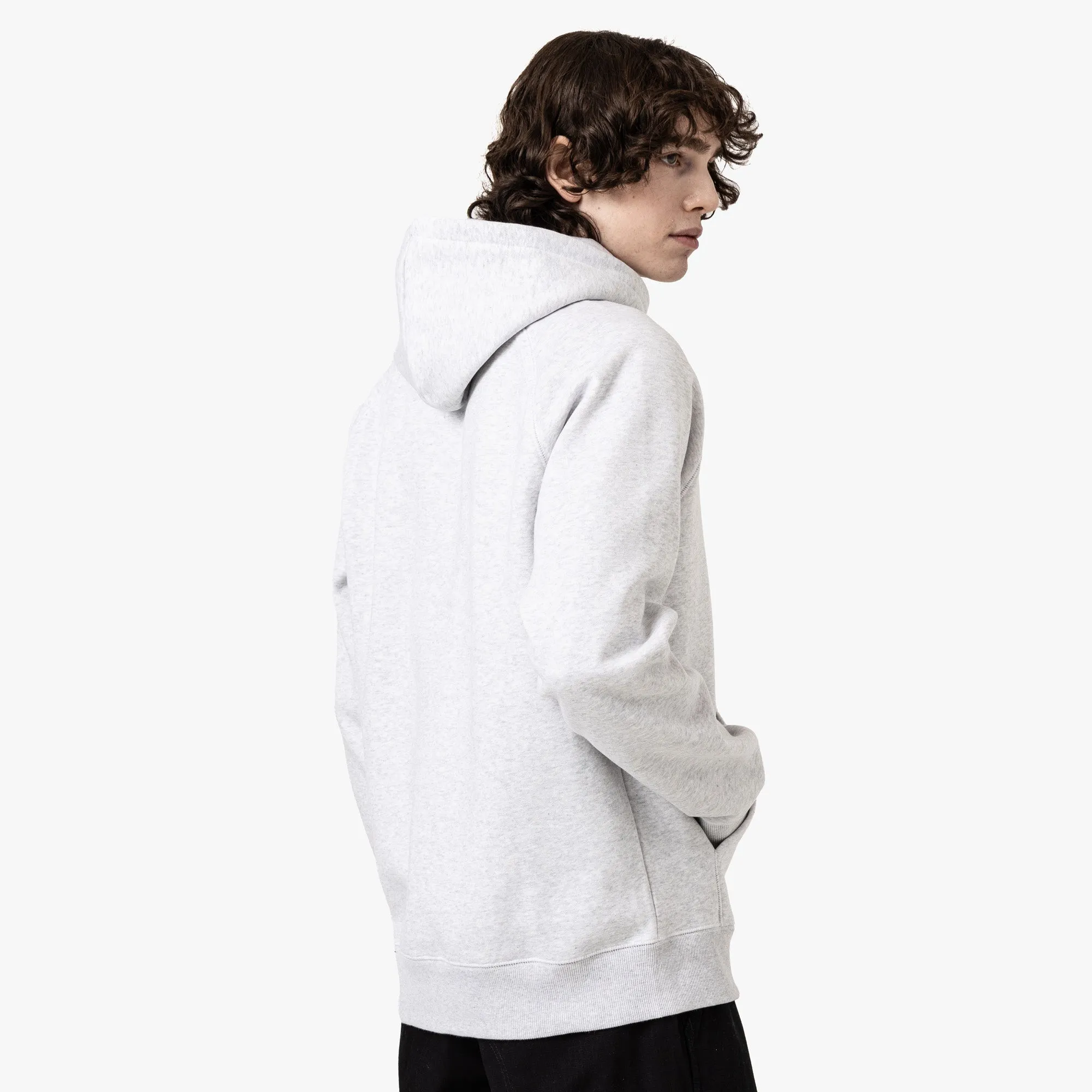 Carhartt WIP Chase Hooded Sweatshirt / Ash Heather