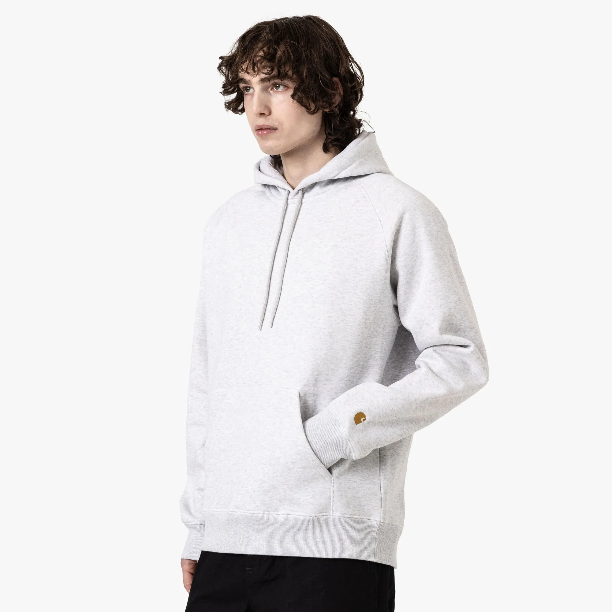 Carhartt WIP Chase Hooded Sweatshirt / Ash Heather