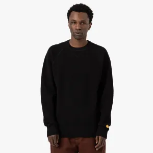 Carhartt WIP Chase Sweater / Black / Gold