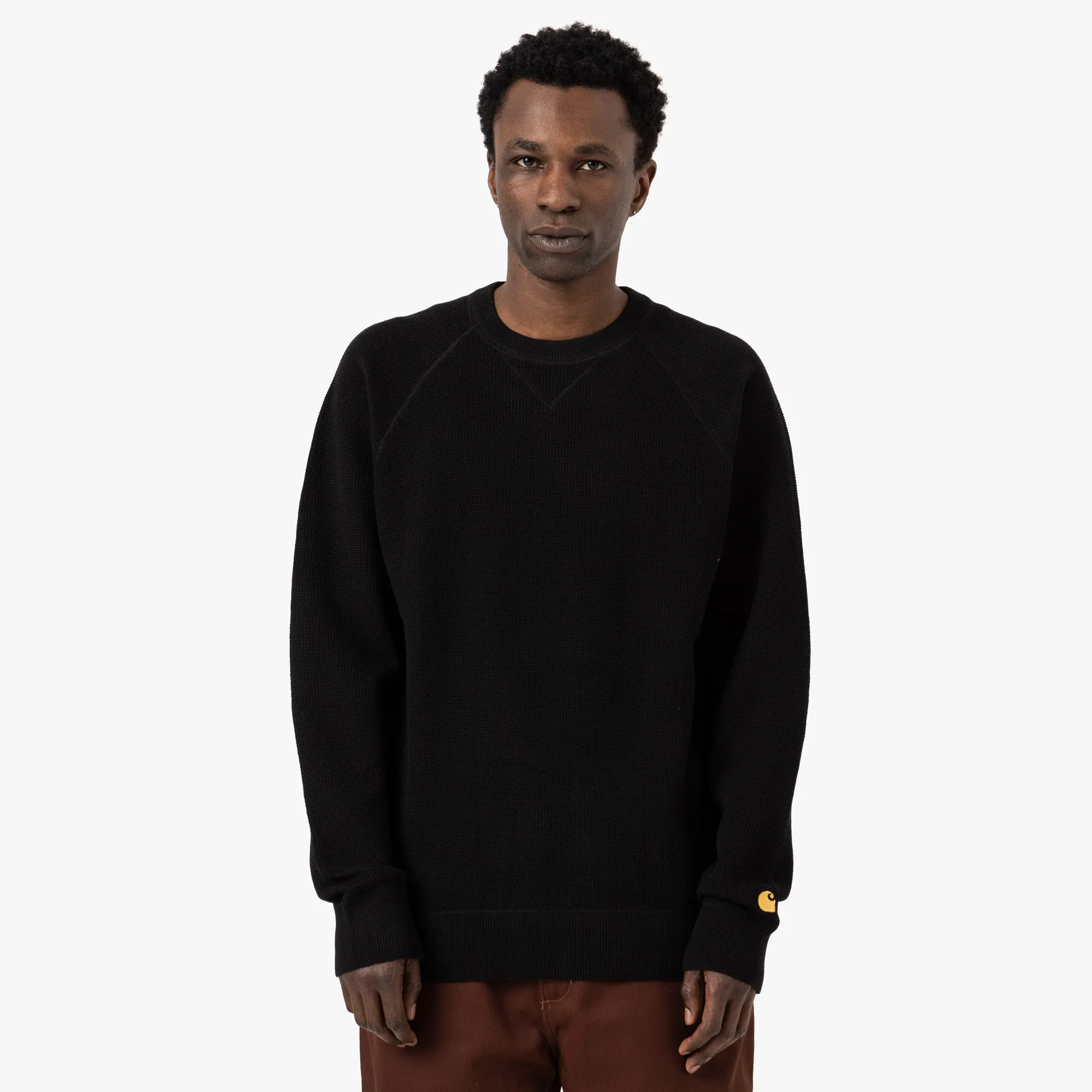 Carhartt WIP Chase Sweater / Black / Gold