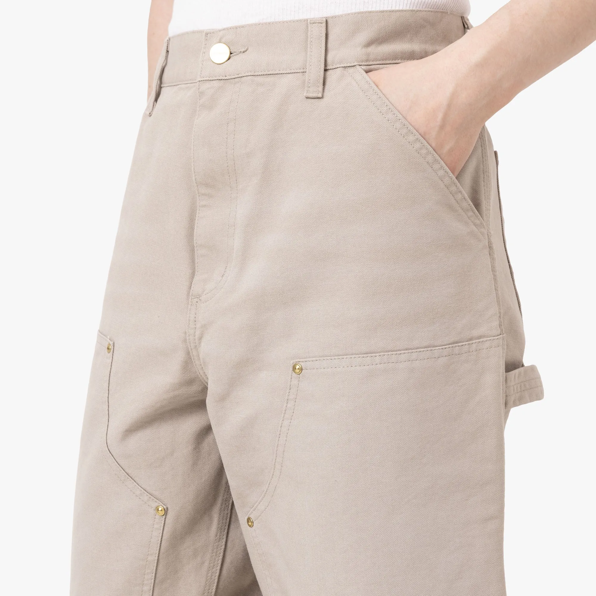 Carhartt WIP Double Knee Pants Beige