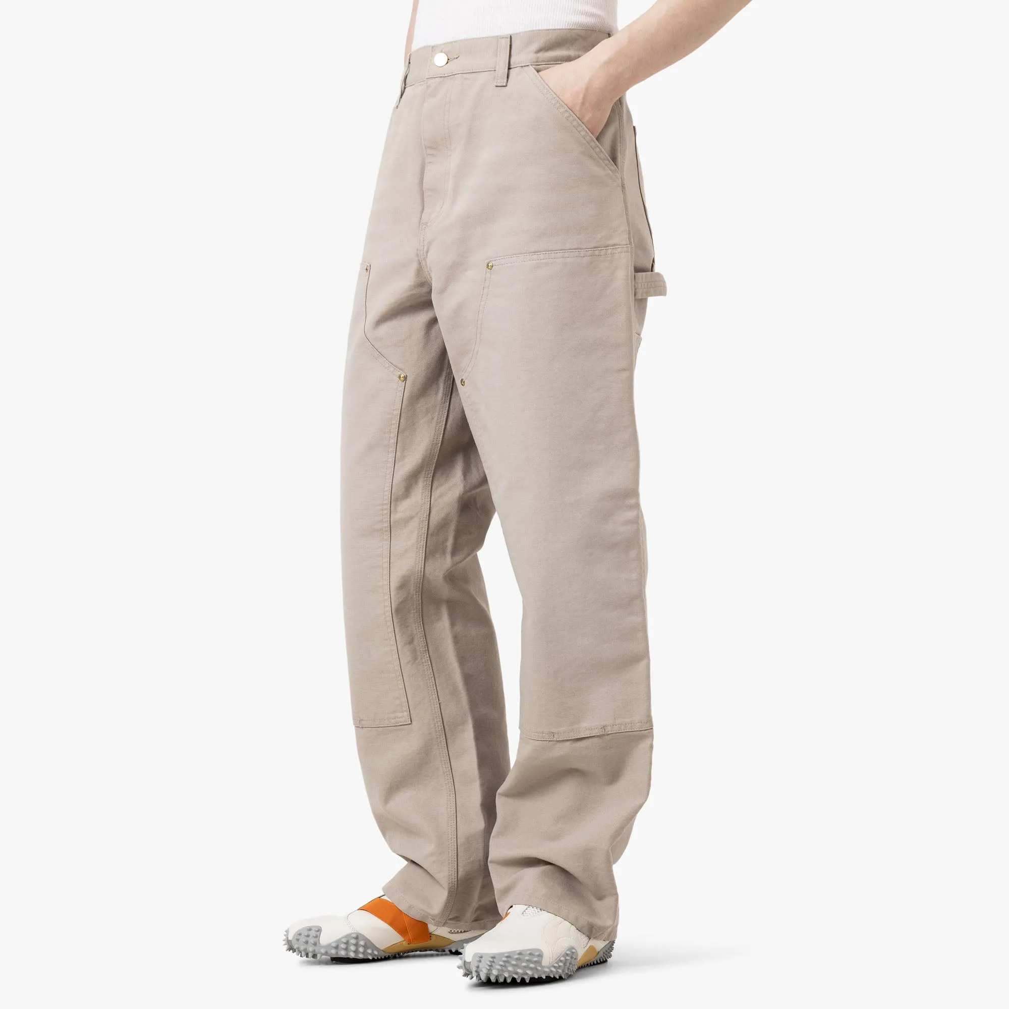 Carhartt WIP Double Knee Pants Beige