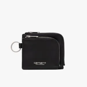 Carhartt WIP Double Vegas Zip Wallet Black / Silver