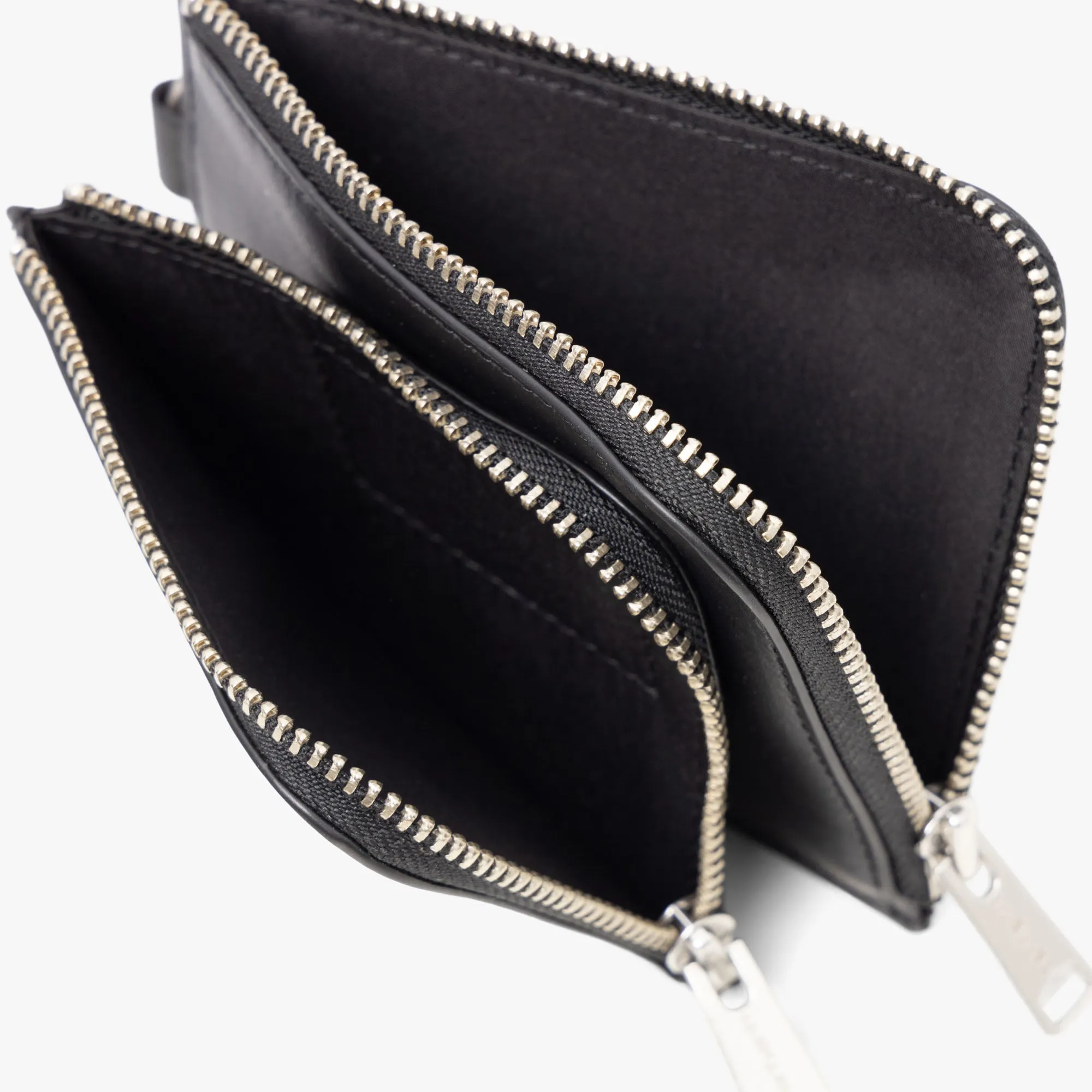 Carhartt WIP Double Vegas Zip Wallet Black / Silver
