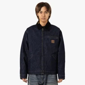 Carhartt WIP OG Detroit Jacket / Denim Blue / Black Rinsed