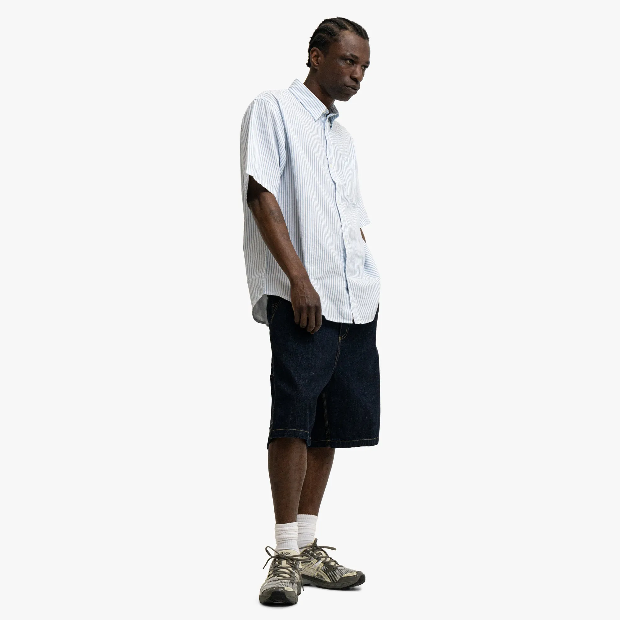 Carhartt WIP Phelps Shirt Poplin Blue Stripe