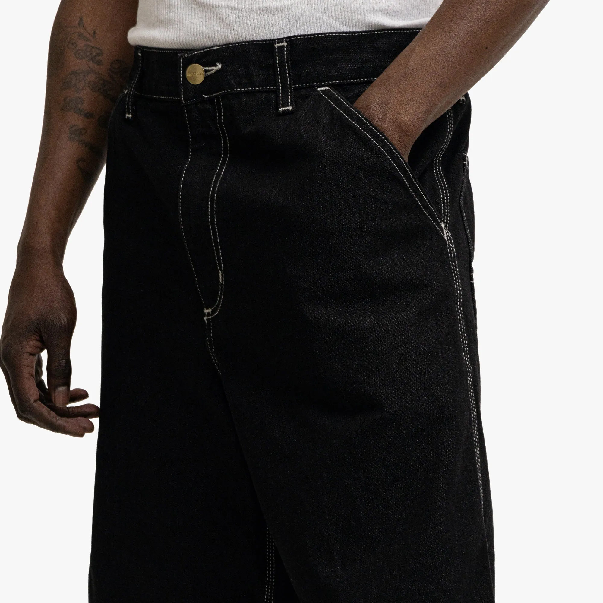 Carhartt WIP Simple Short Norco Denim Black
